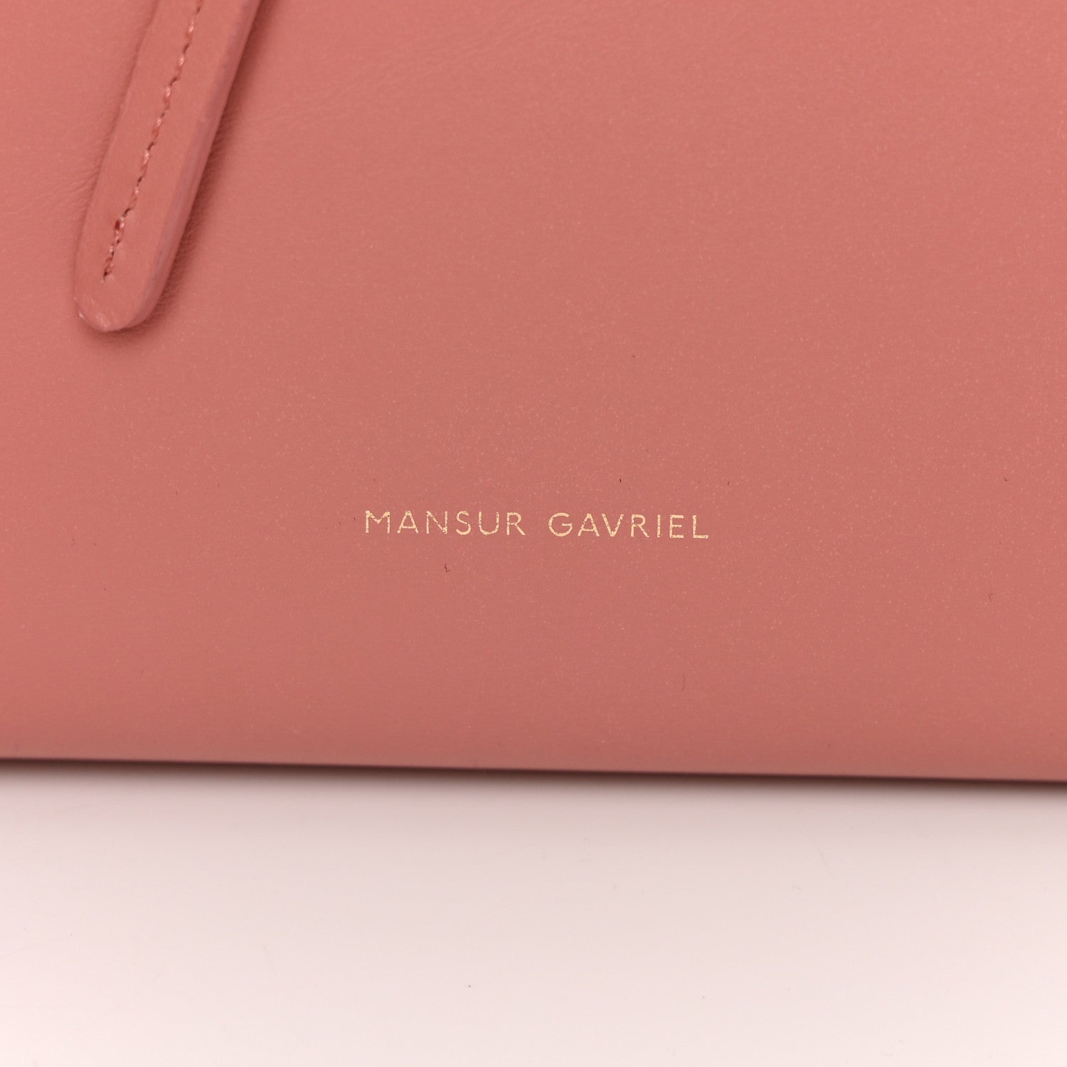 Mansur Gavriel Calfskin Bucket Bag Blush 7 of 19