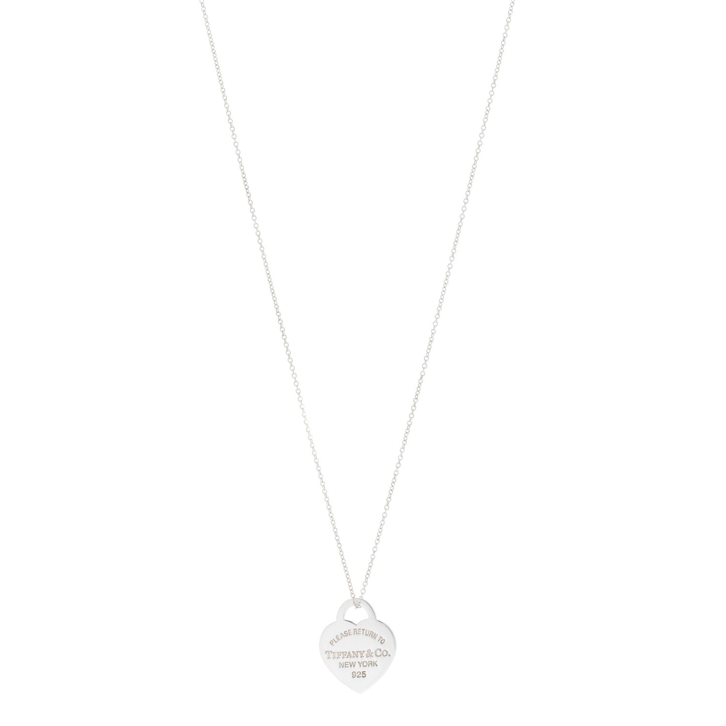 Sterling Silver Small Return to Tiffany Heart Pendant Necklace