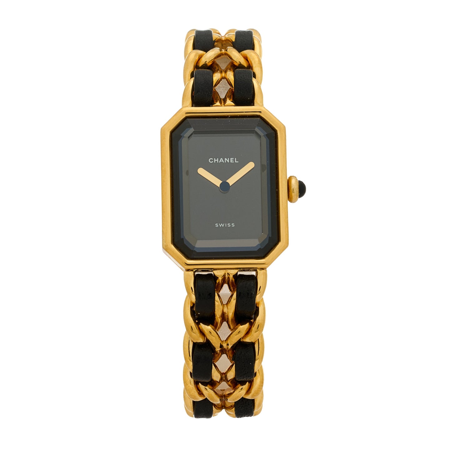 Stainless Steel Lambskin 20mm Chain Premiere Quartz Watch Gold M