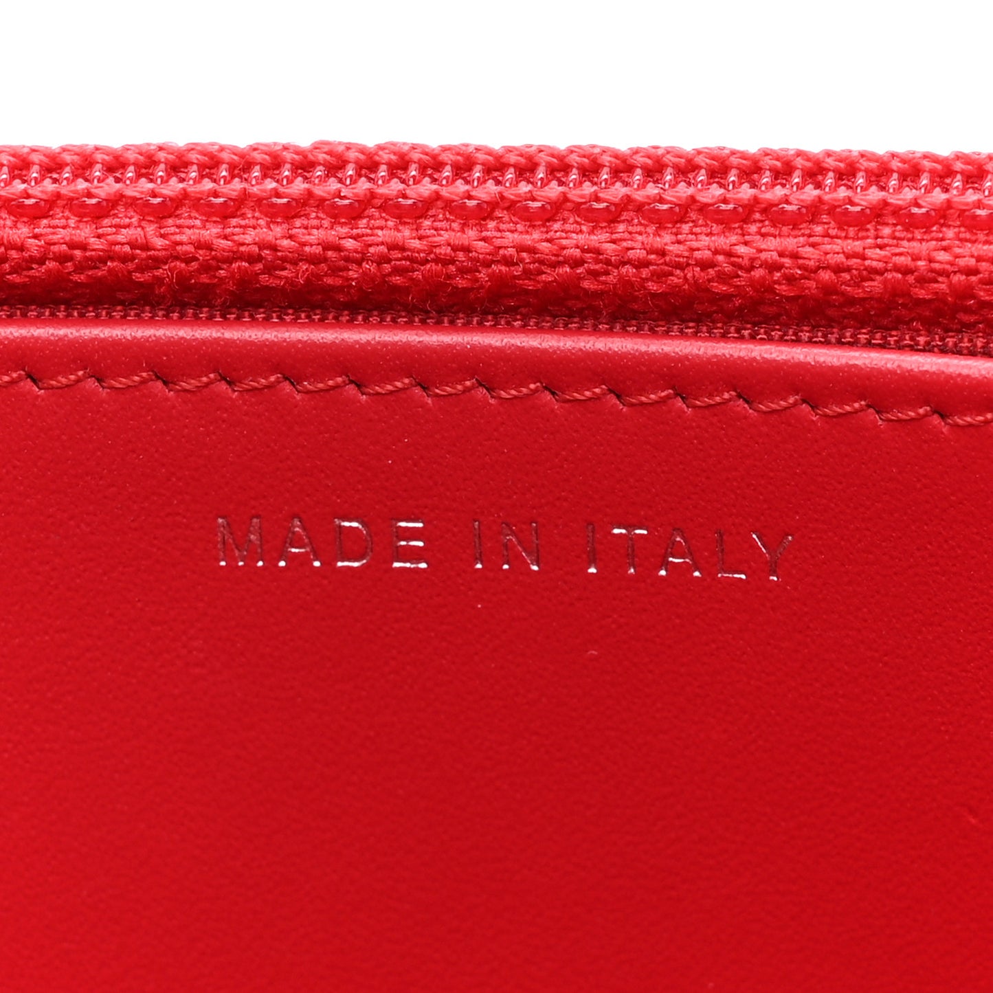 Patent Quilted Boy Wallet On Chain WOC Dark Pink