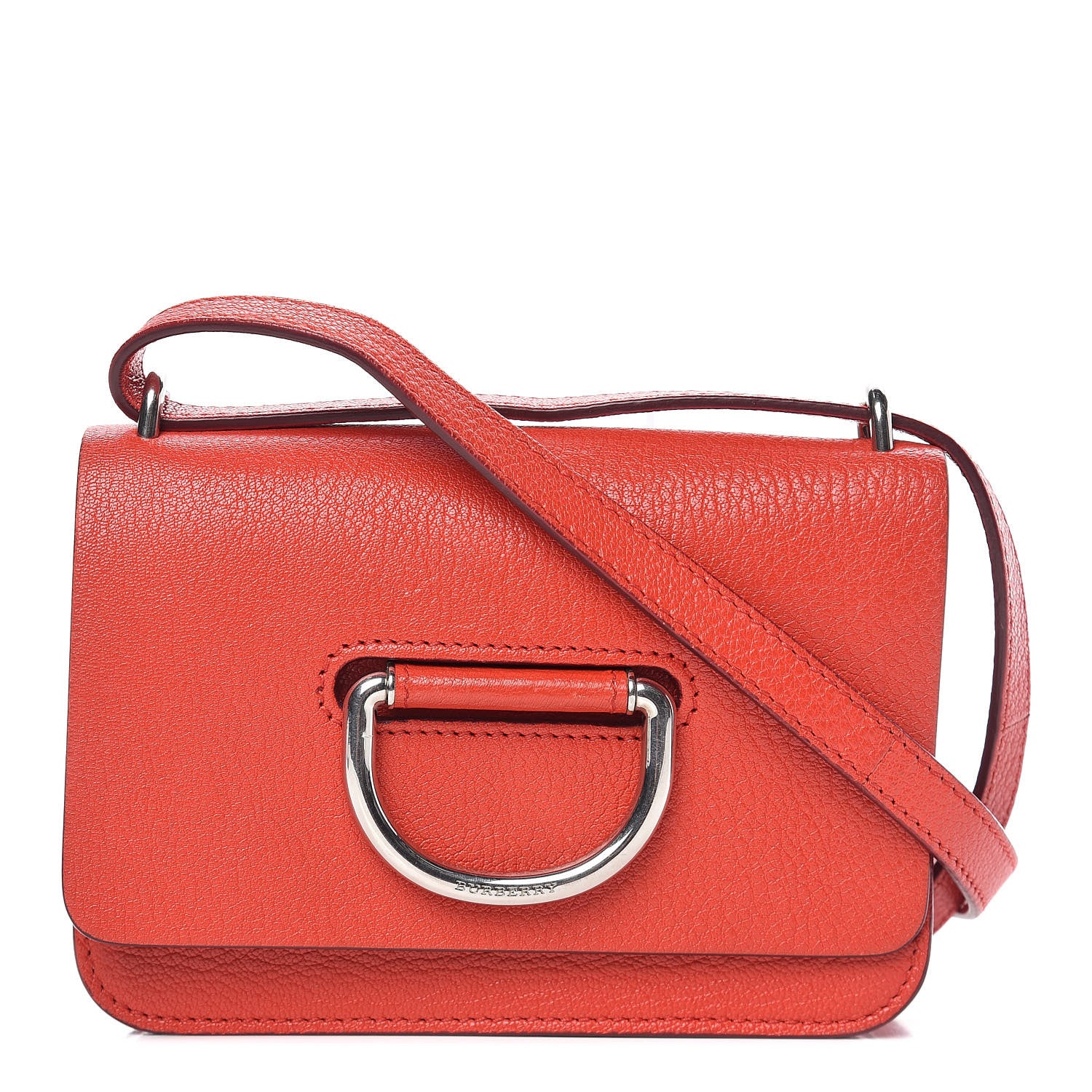 Burberry キルティング　ラムスキン　カメラバッグ（レッド） Burberry Calfskin Monogram Embossed Elongated Camera Bag Red