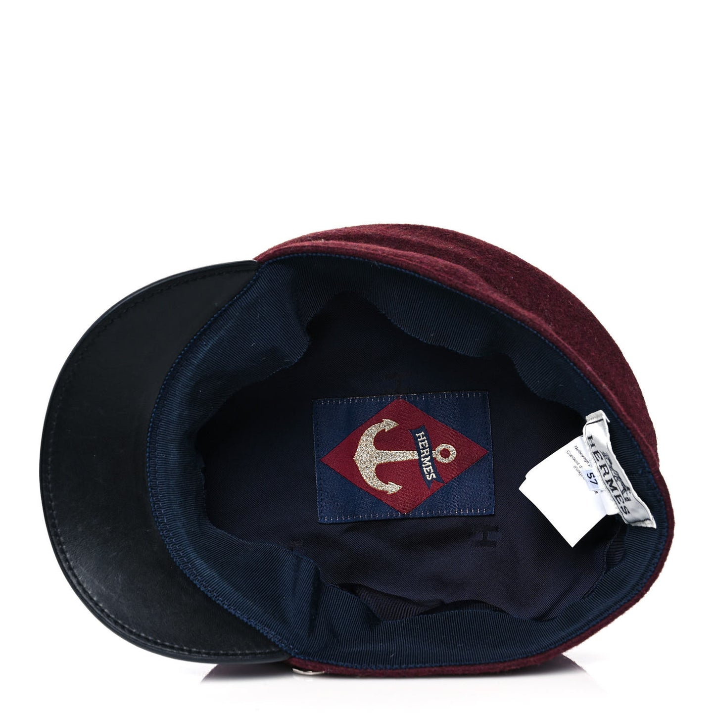 Glossy Lambskin Wool Womens Vauban Cap 57
