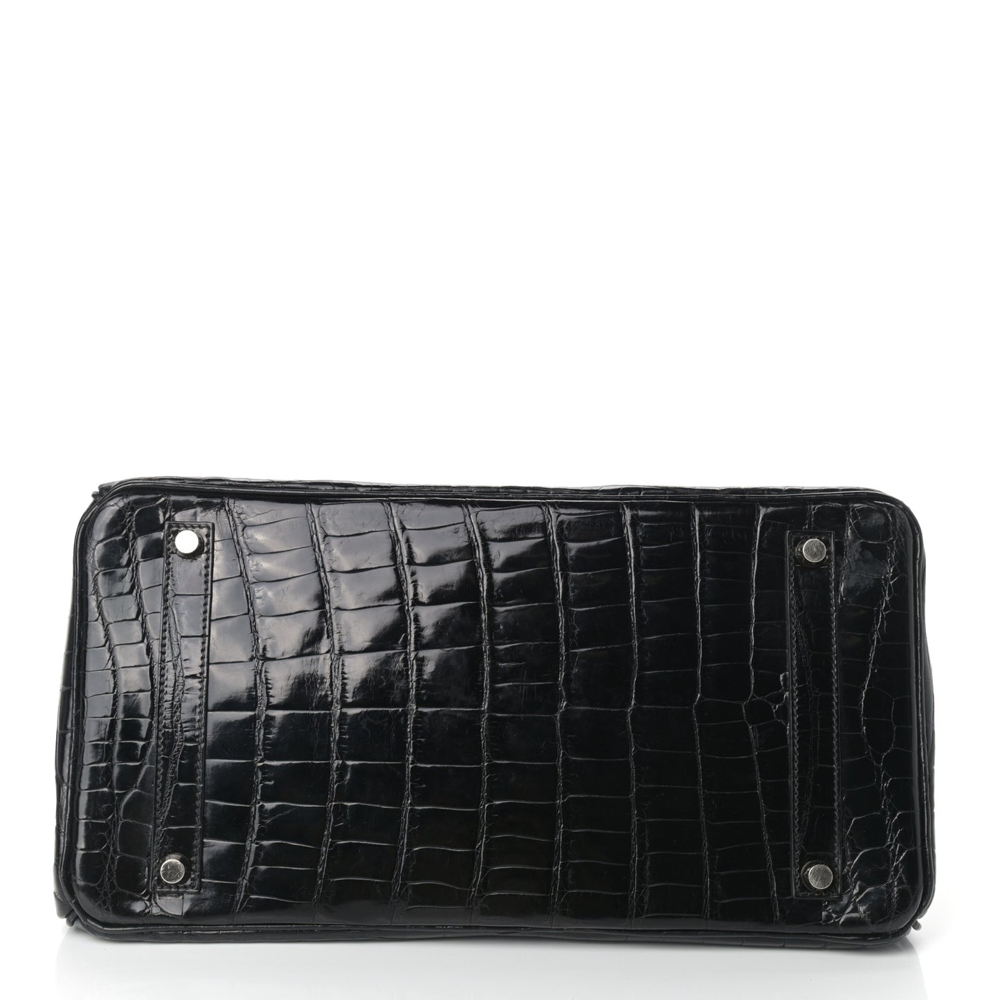 Shiny Niloticus Crocodile Birkin 35 Black