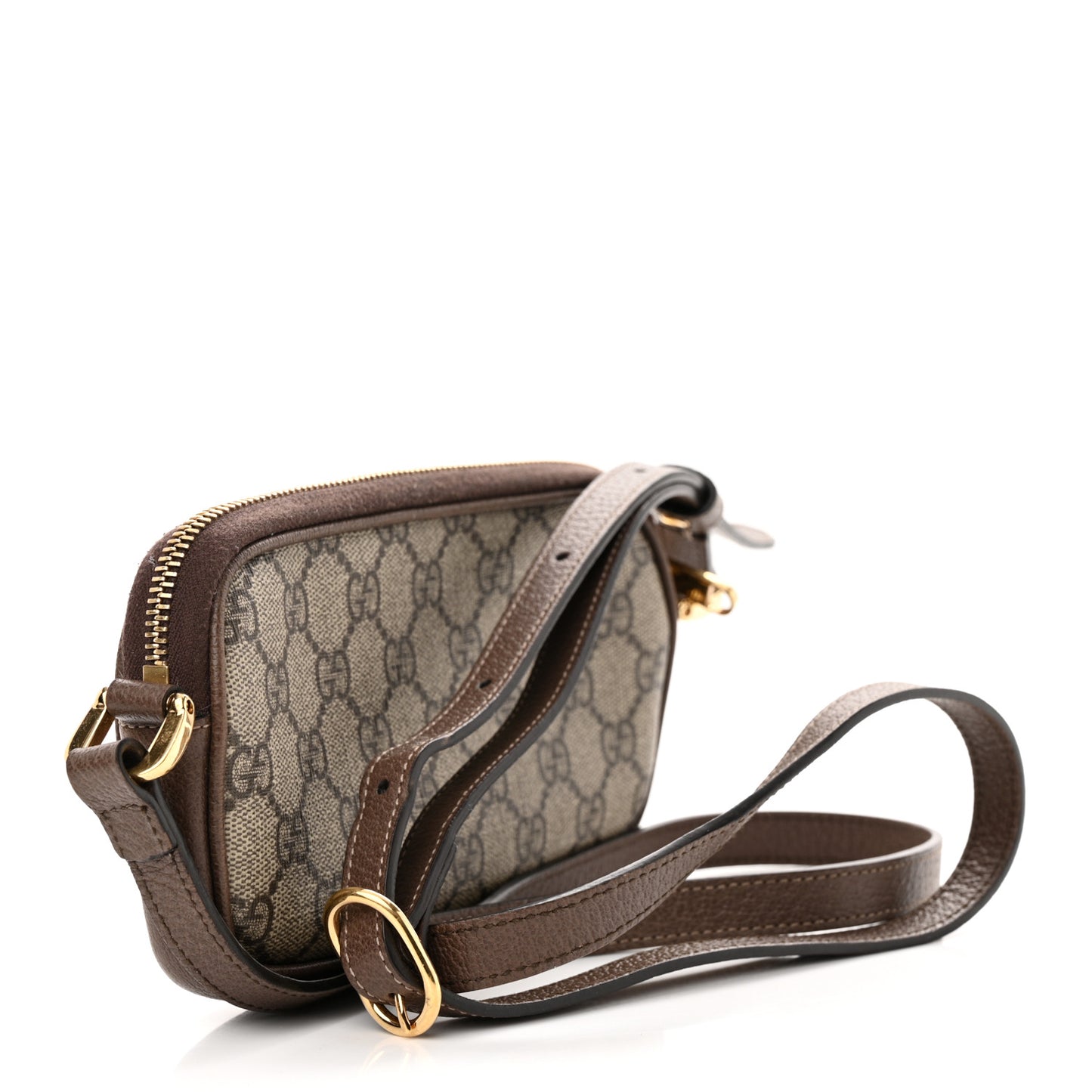 GG Supreme Monogram Web Mini Ophidia GG Bag Brown
