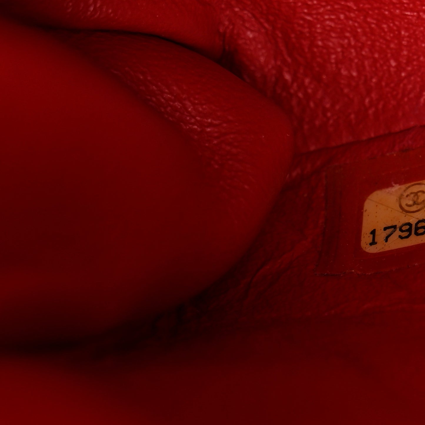 Lambskin Quilted Clutch With Chain Flap Red