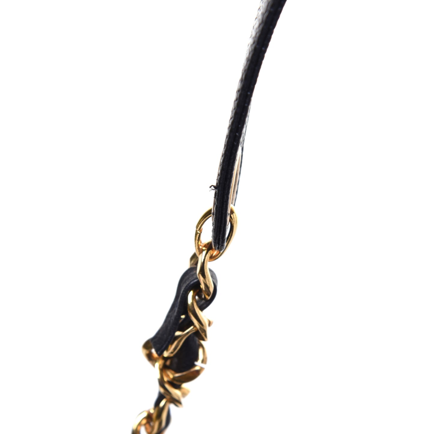 Caviar CC Drawstring Shoulder Bag Black