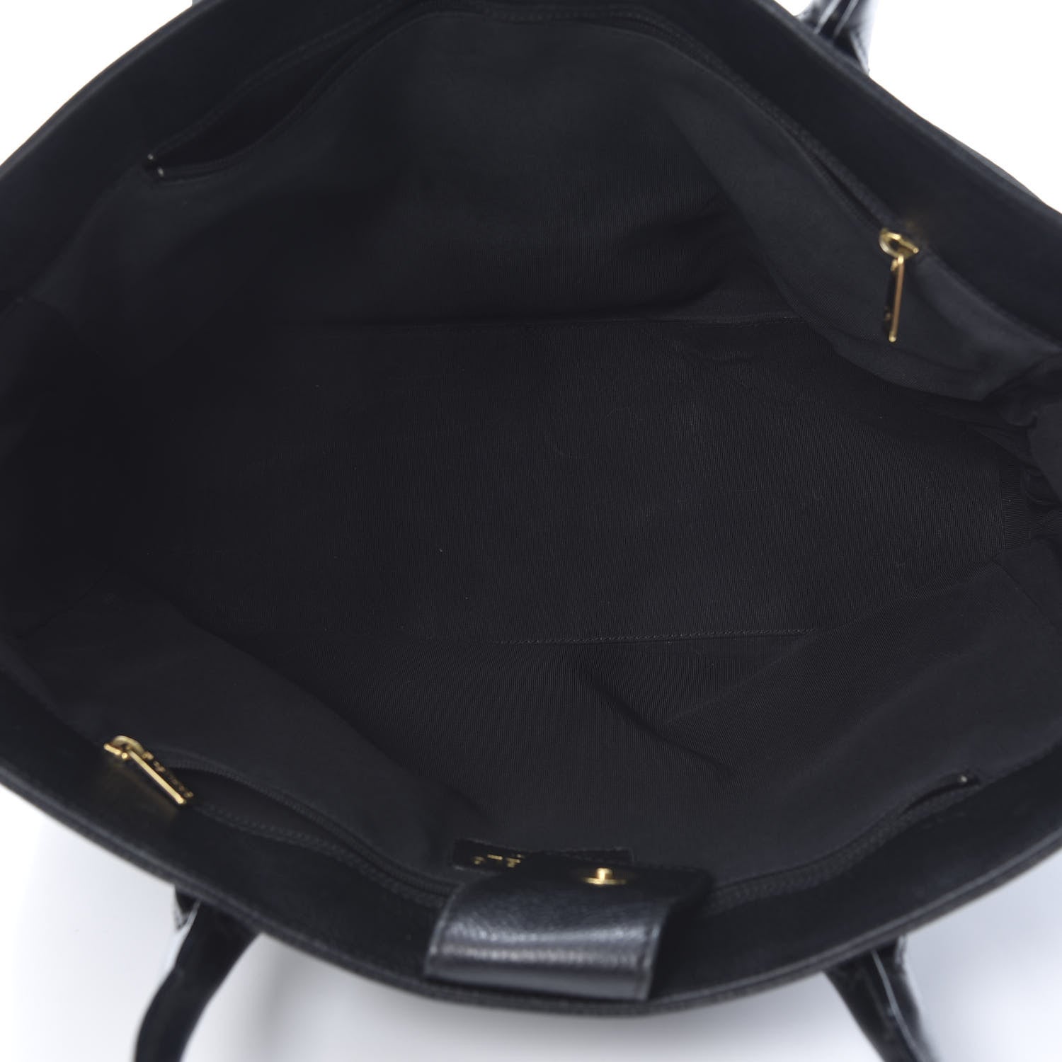 Chanel Calfskin Cerf Executive Shopper Tote Black 5 of 19