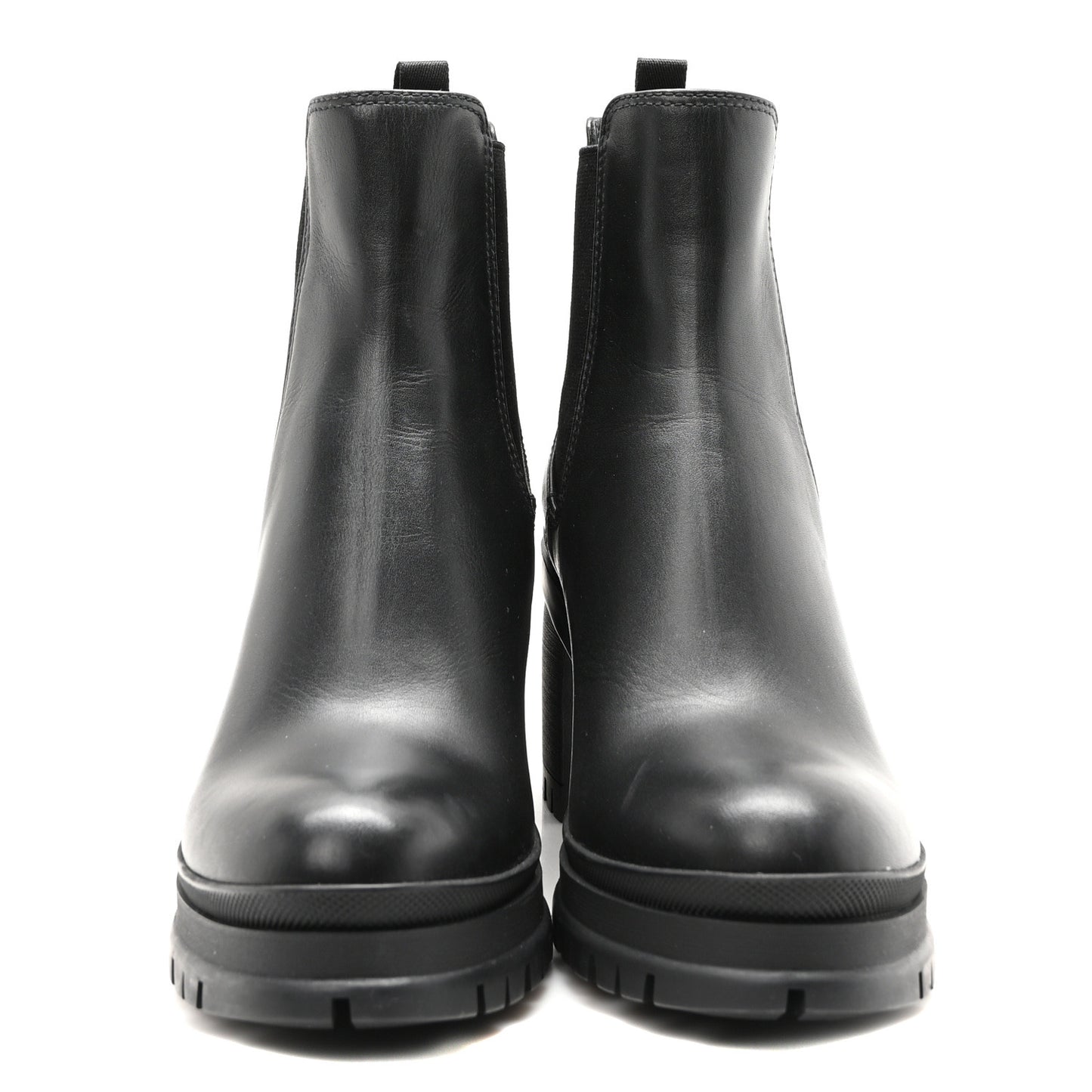 Vitello Montana Lug Sole Chelsea 55mm Boots 39 Black