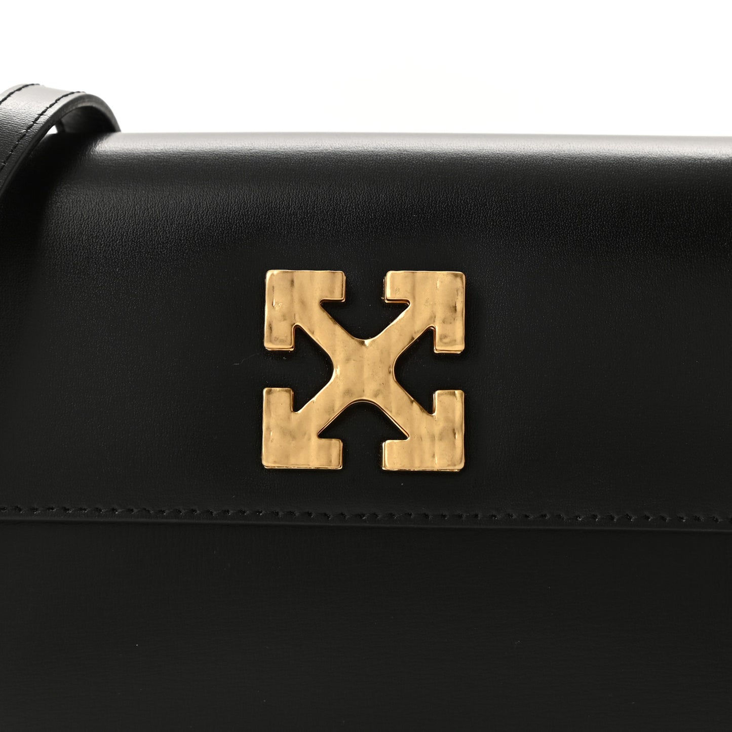 Calfskin Jitney 2.0 Crossbody Bag Black