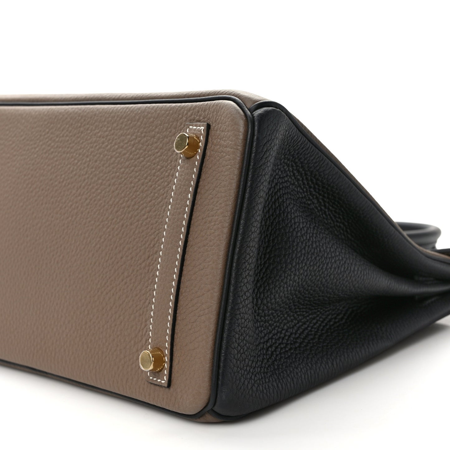 Togo Horseshoe Birkin 30 Black Etoupe