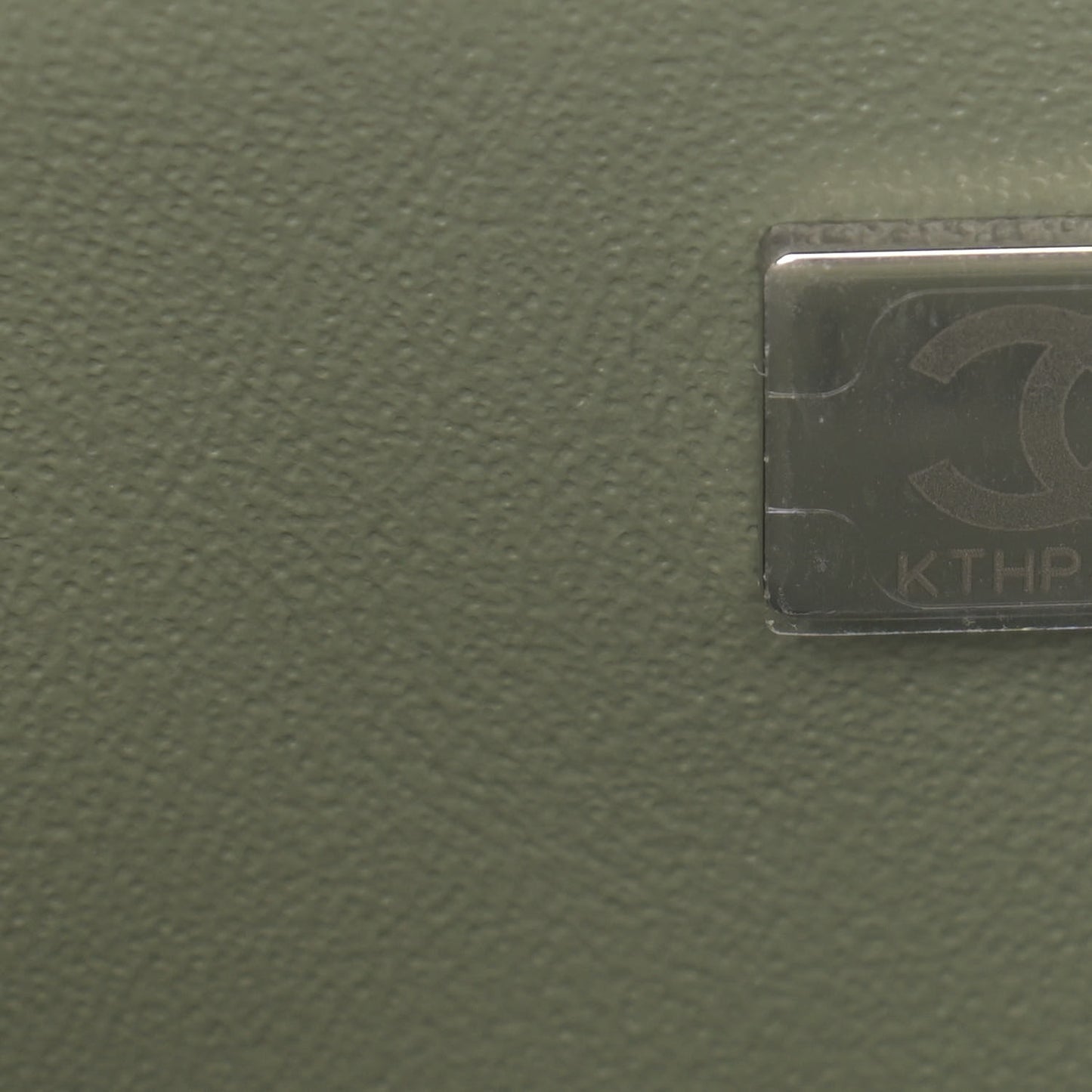 Lambskin Quilted Mini Rectangular Flap Khaki