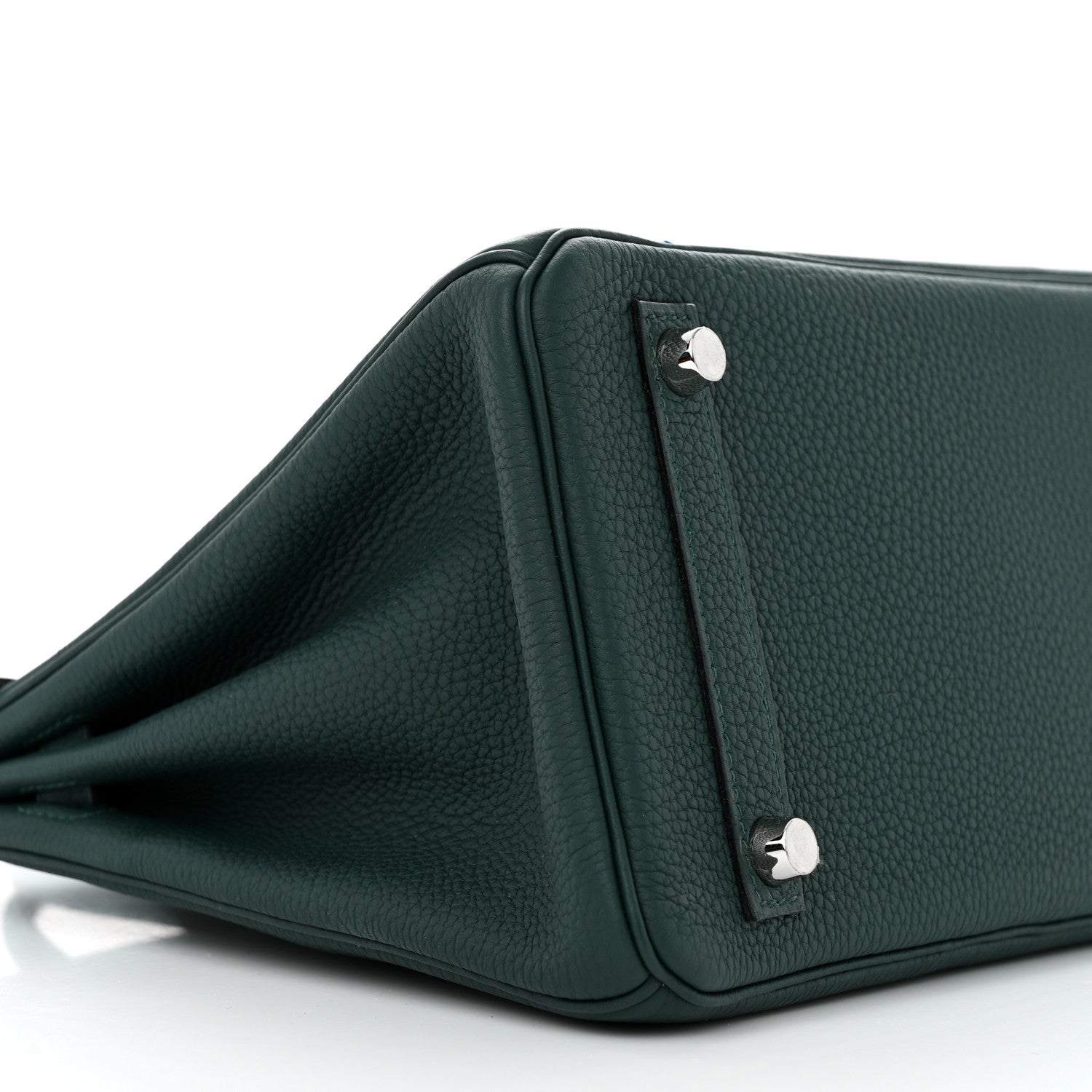 Hermes Togo Swift Officier Birkin 25 Vert Cypress Bleu Zellige 9 of 10