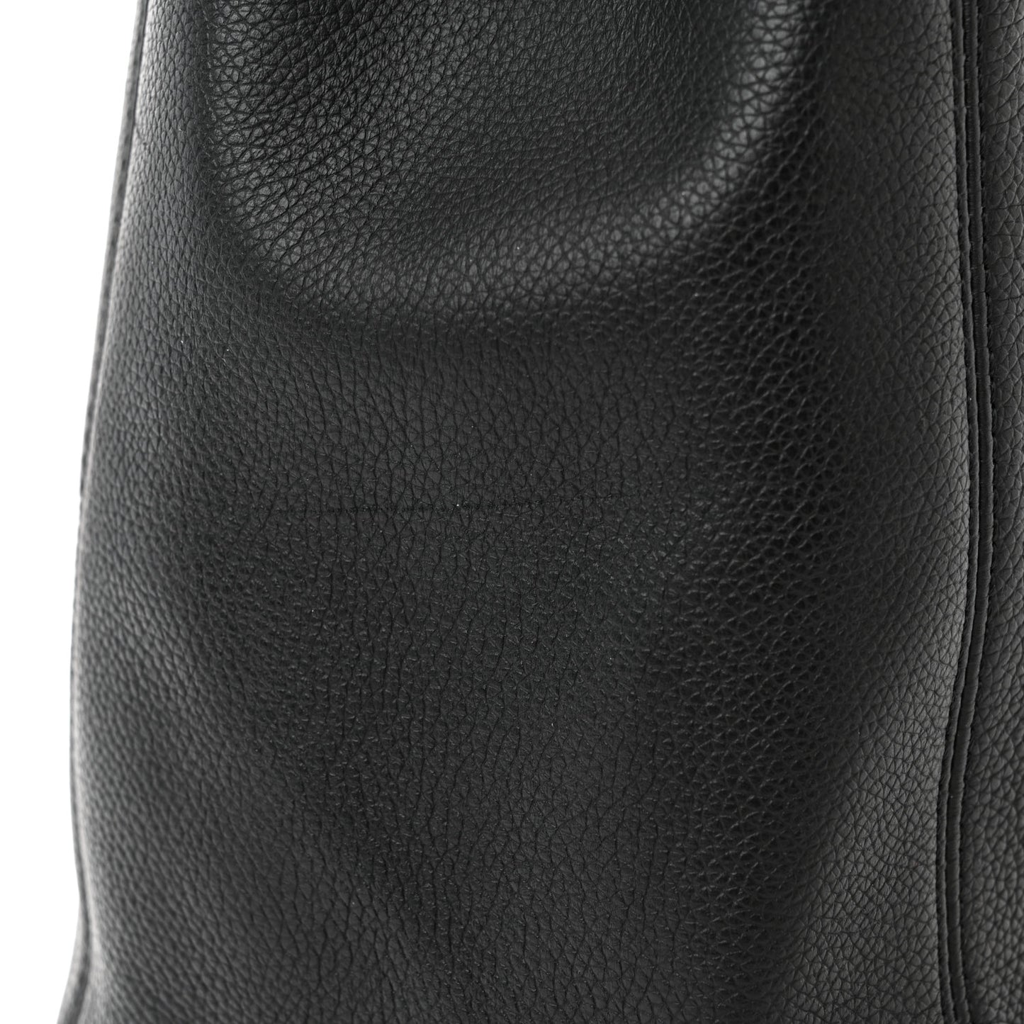 Calfskin Cerf Executive Shopper Tote Burgundy Black