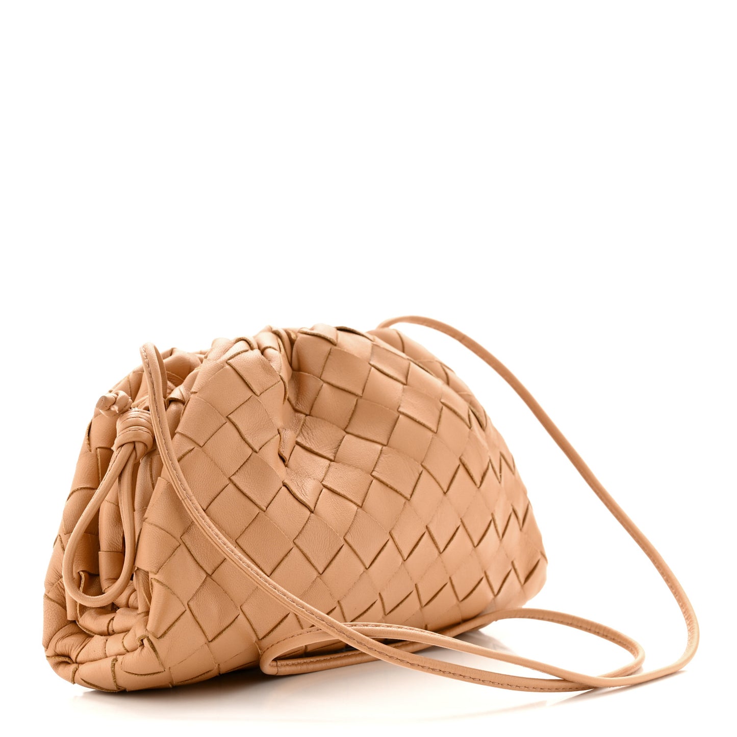 Nappa Intrecciato The Mini Pouch Almond