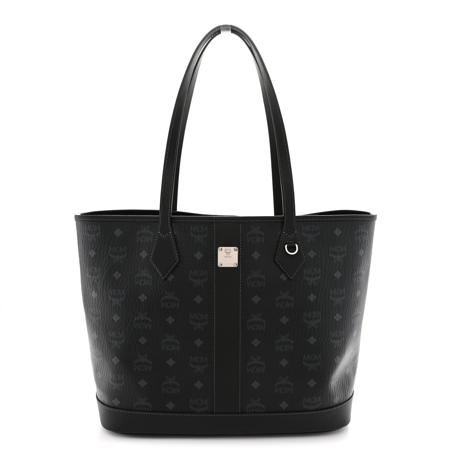 MCM Sサイズ ブラック MCM Visetos Medium New Liz Shopper Tote Black 1914368 – FASHIONPHILE