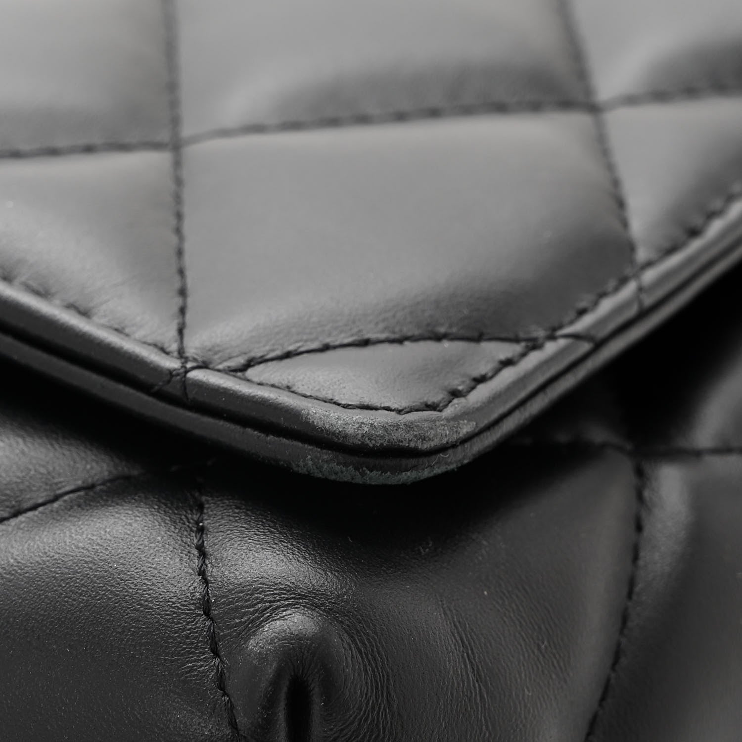 Balenciaga Nappa Calfskin Quilted Large Touch B Shoulder Bag Black 11 of 11