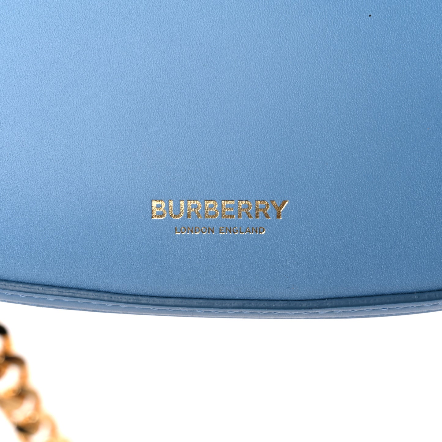 Lambskin Small Olympia Chain Shoulder Bag Pale Blue