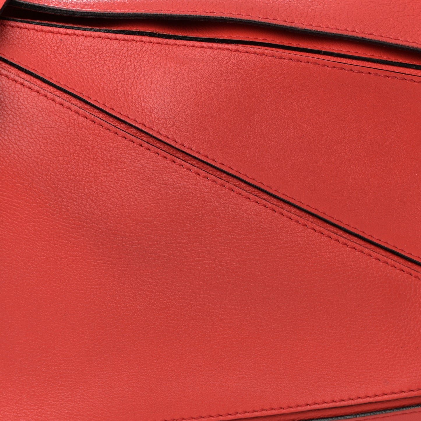 Calfskin Medium Puzzle Bag Scarlet