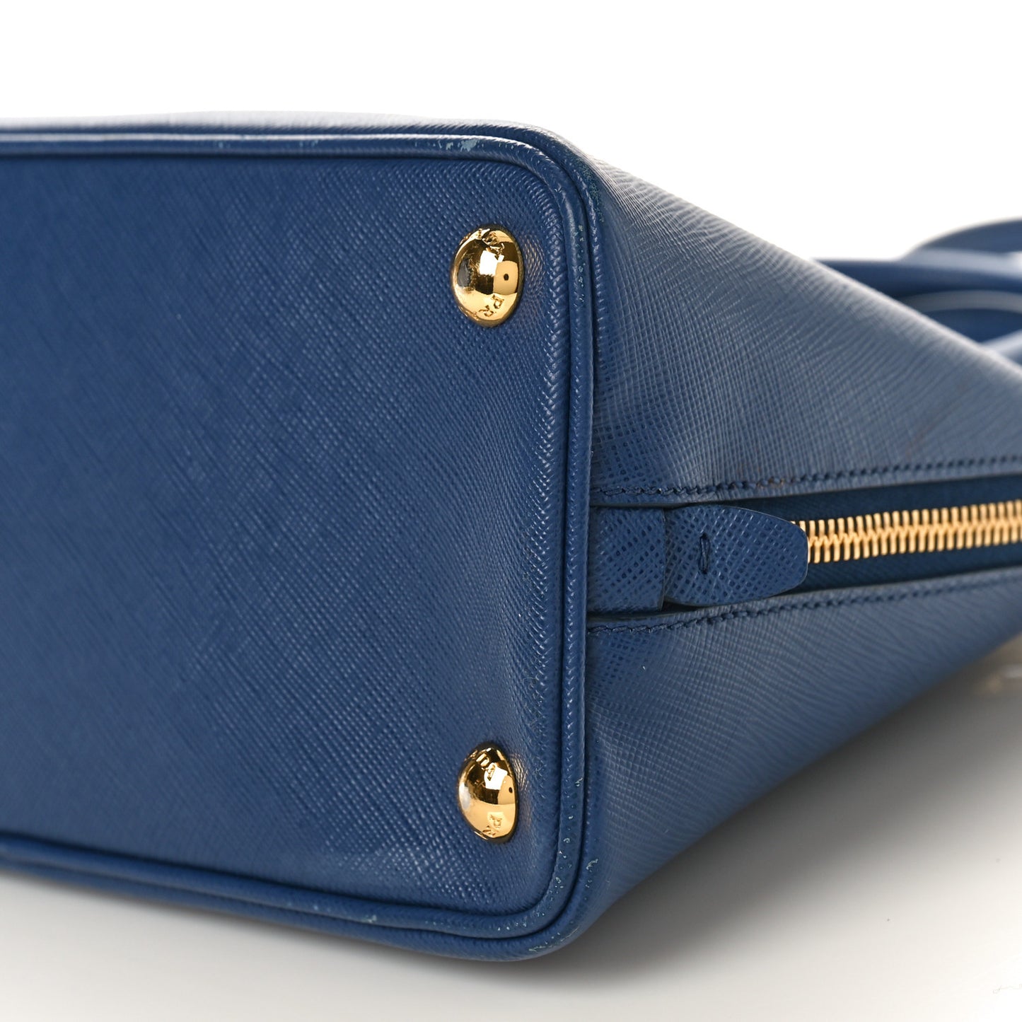 Saffiano Lux Small Promenade Tote Bluette