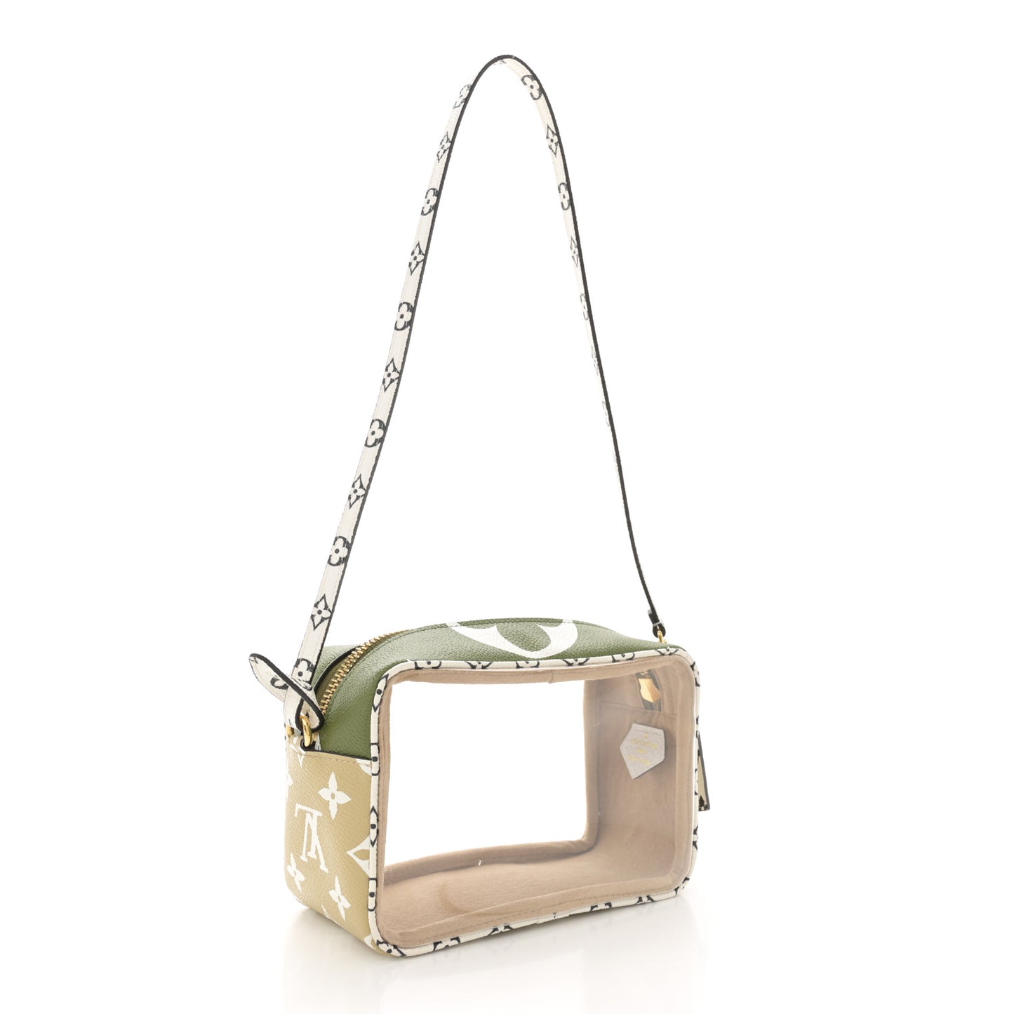 Monogram Giant Beach Pouch Kaki