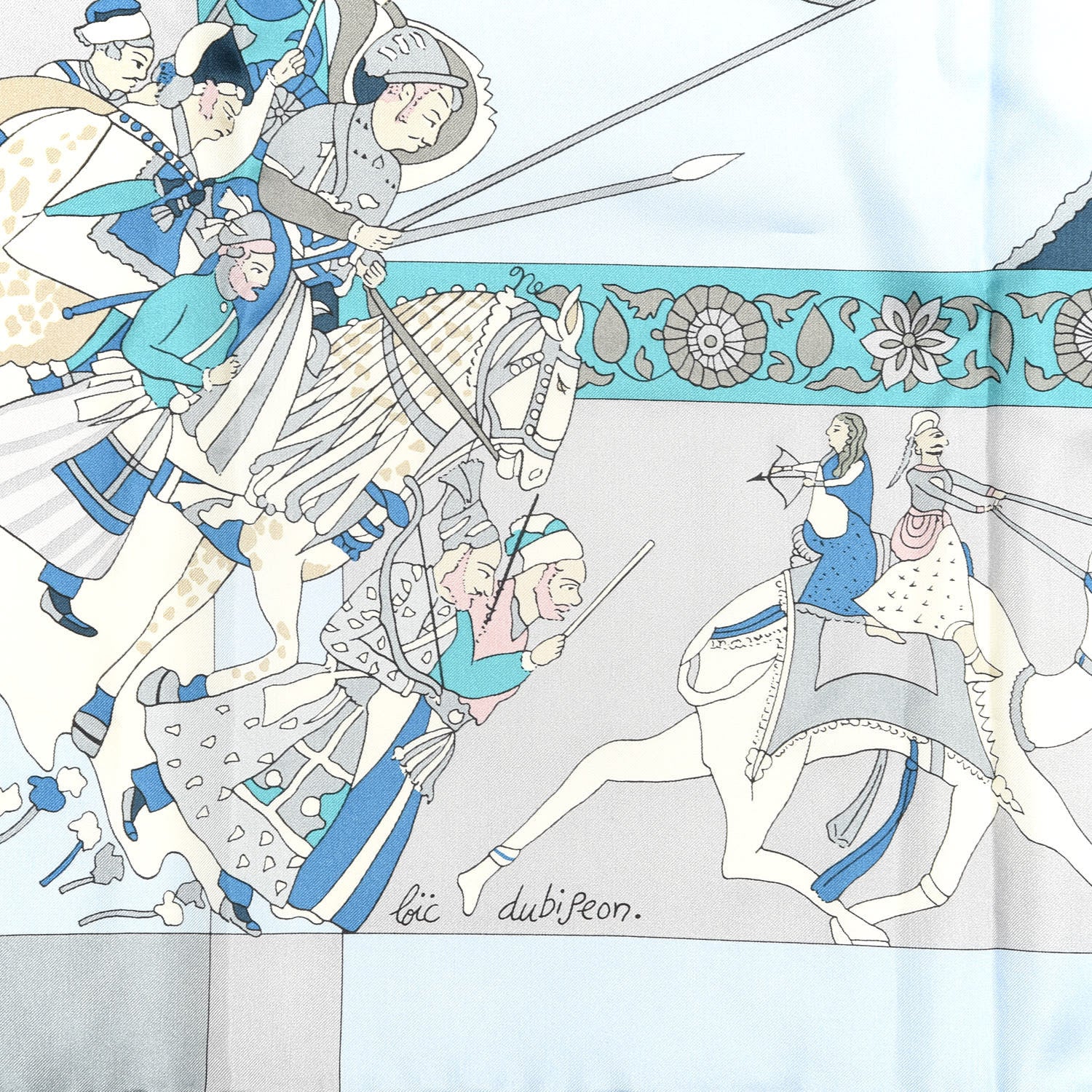 Hermes Silk Fantaisies Indiennes Shawl 140 2 of 6