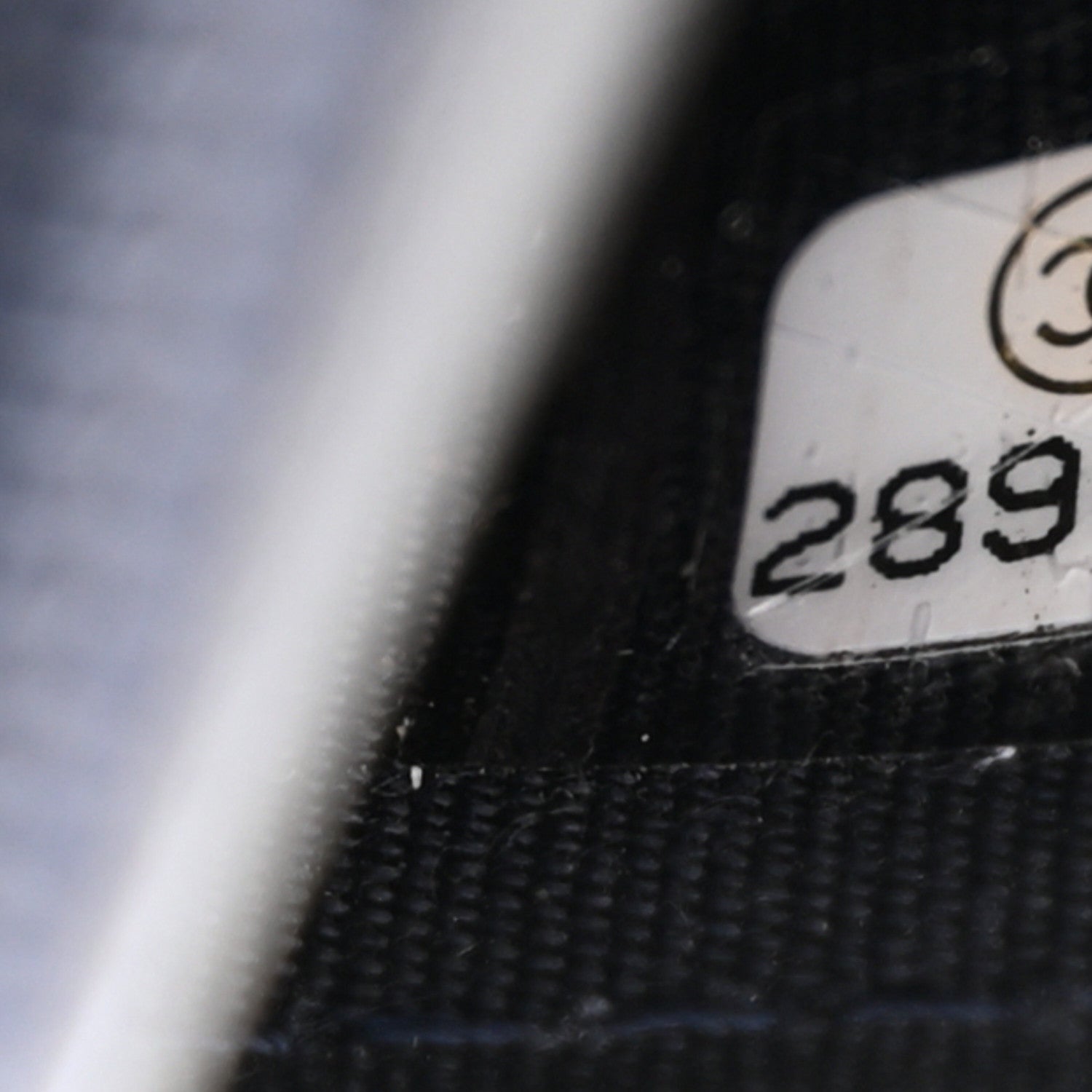 Chanel Tweed Shearling Quilted Chanel Wallet On Chain WOC Navy Black 8 of 16