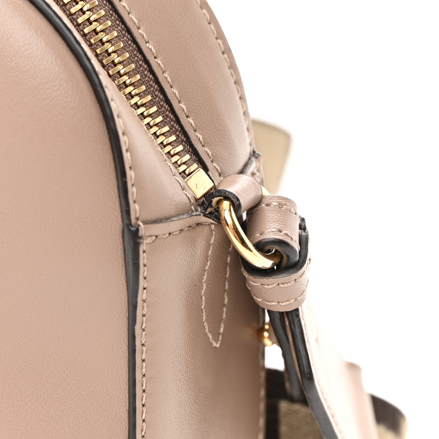 Stella McCartney Eco Alter Nappa Perforated Logo Mini Bag Dark Taupe 13 of 19