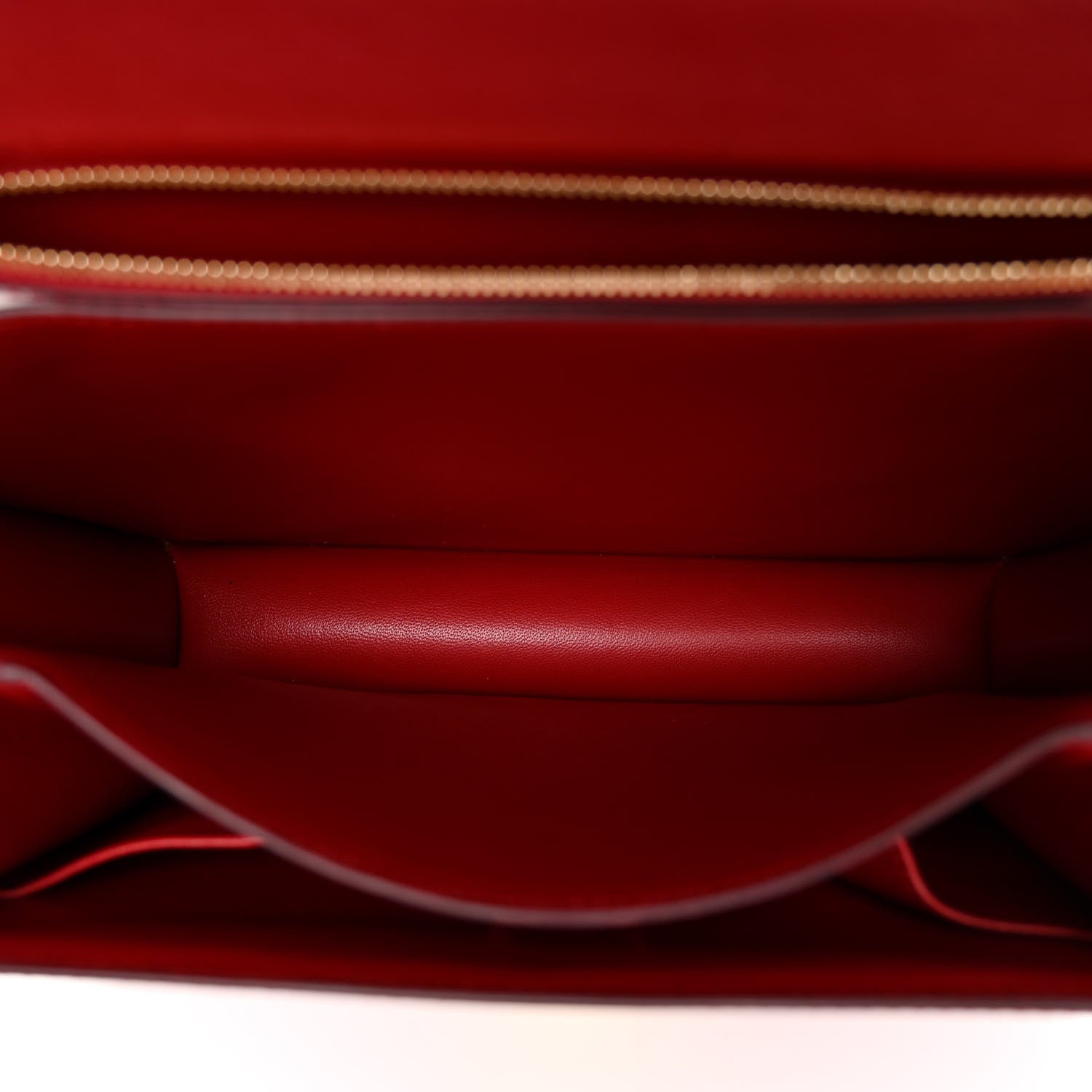 Celine Box Calfskin Medium Classic Box Flap Bag Red 5 of 10