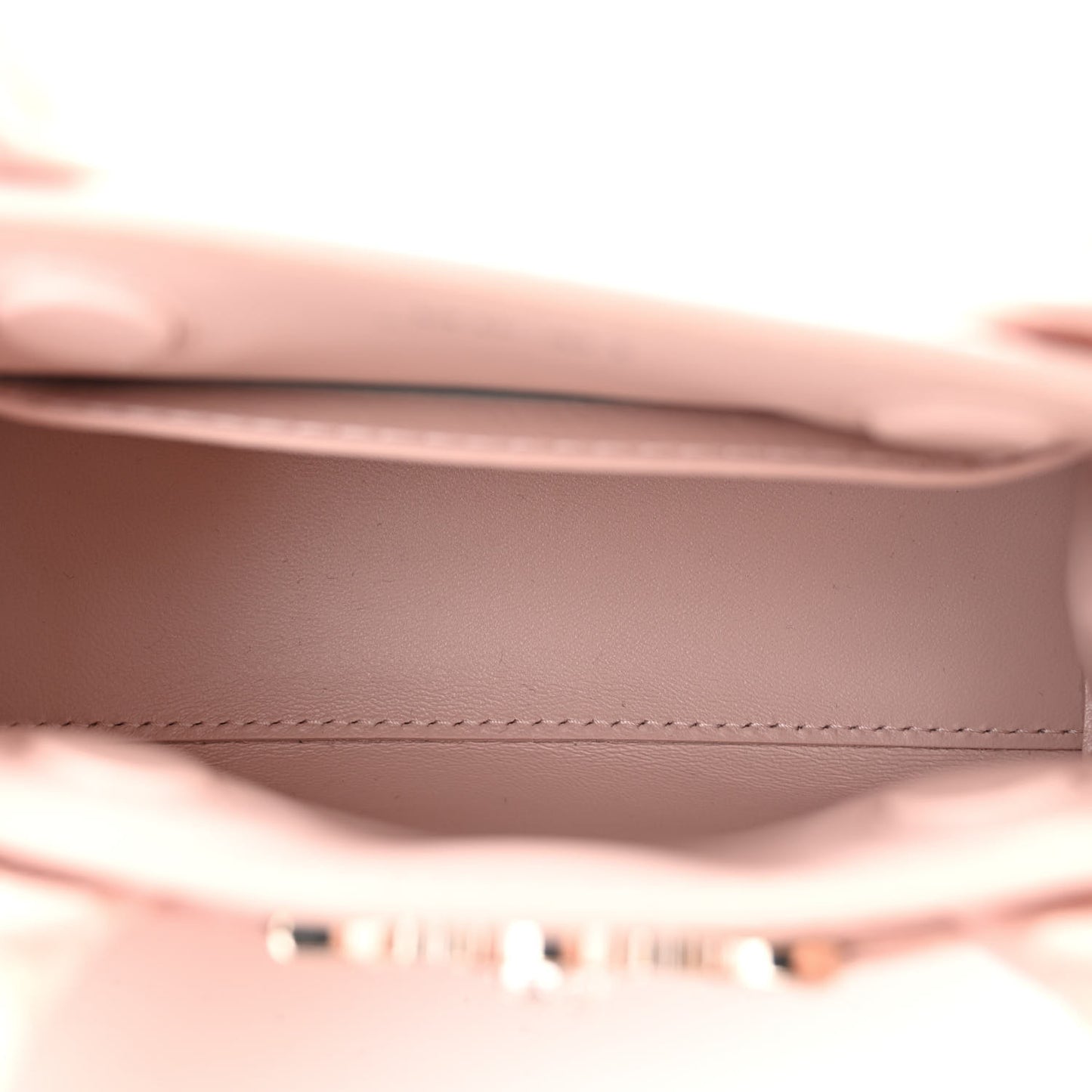 Calfskin Crocodile Embossed Medusa 95 Mini Tote Bag Light Pink