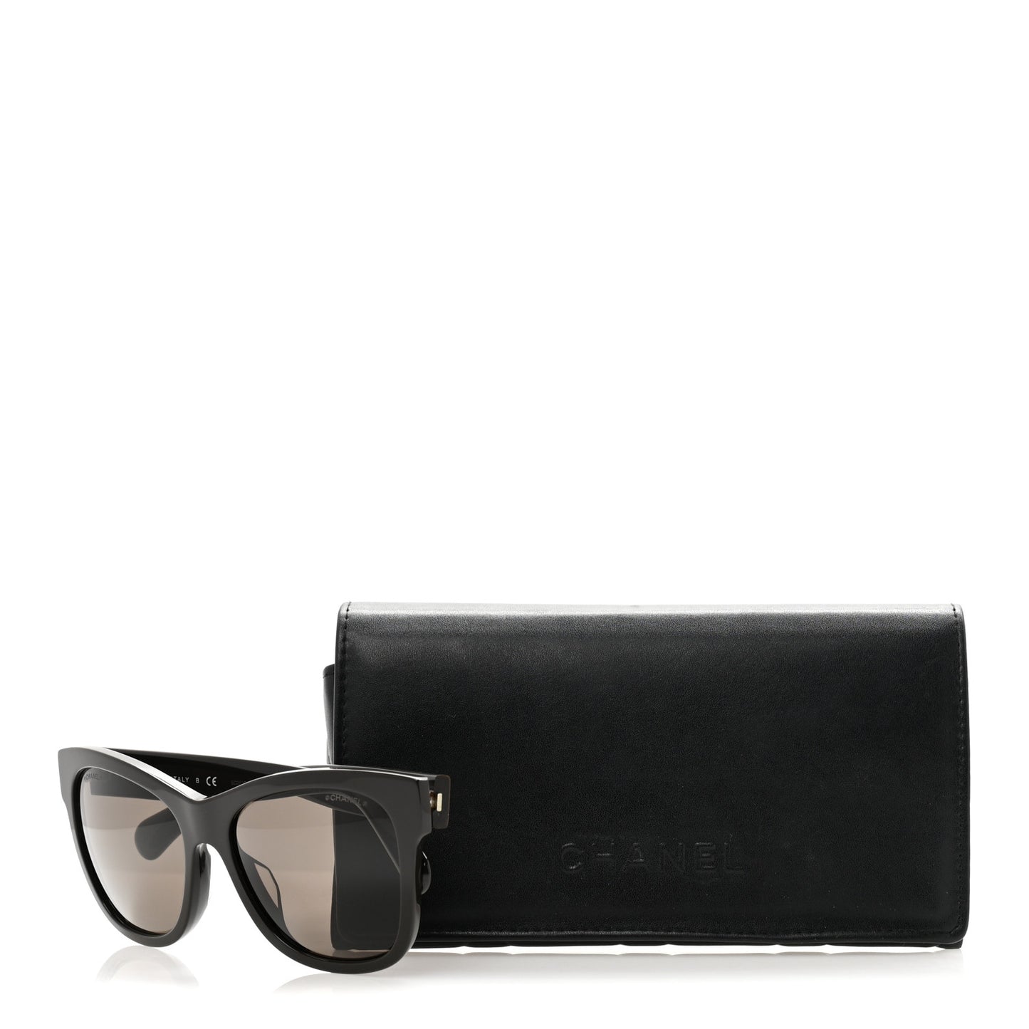 Acetate Square CC Sunglasses 5380-A Brown