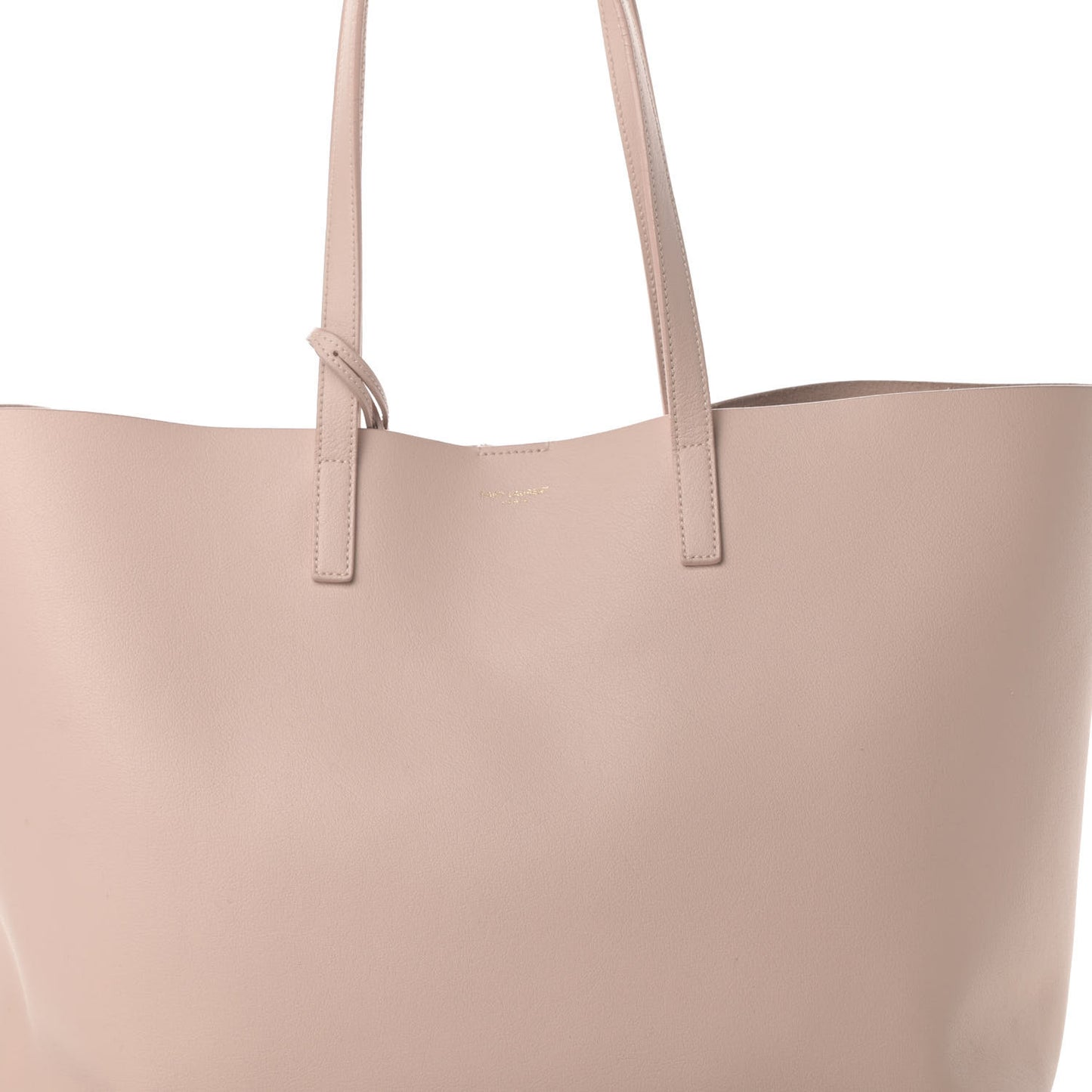 Calfskin Large Shopping Tote Pale Blush