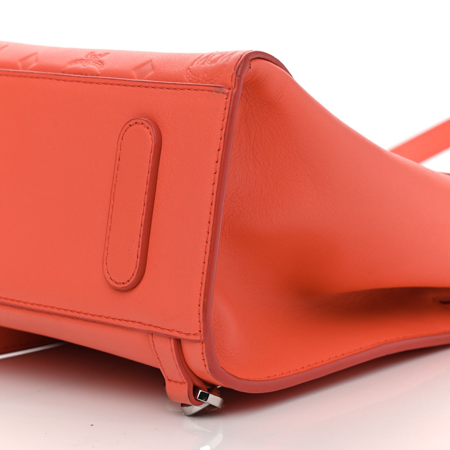 Calfskin Ottomar Monogram Essential Small Backpack Hot Coral