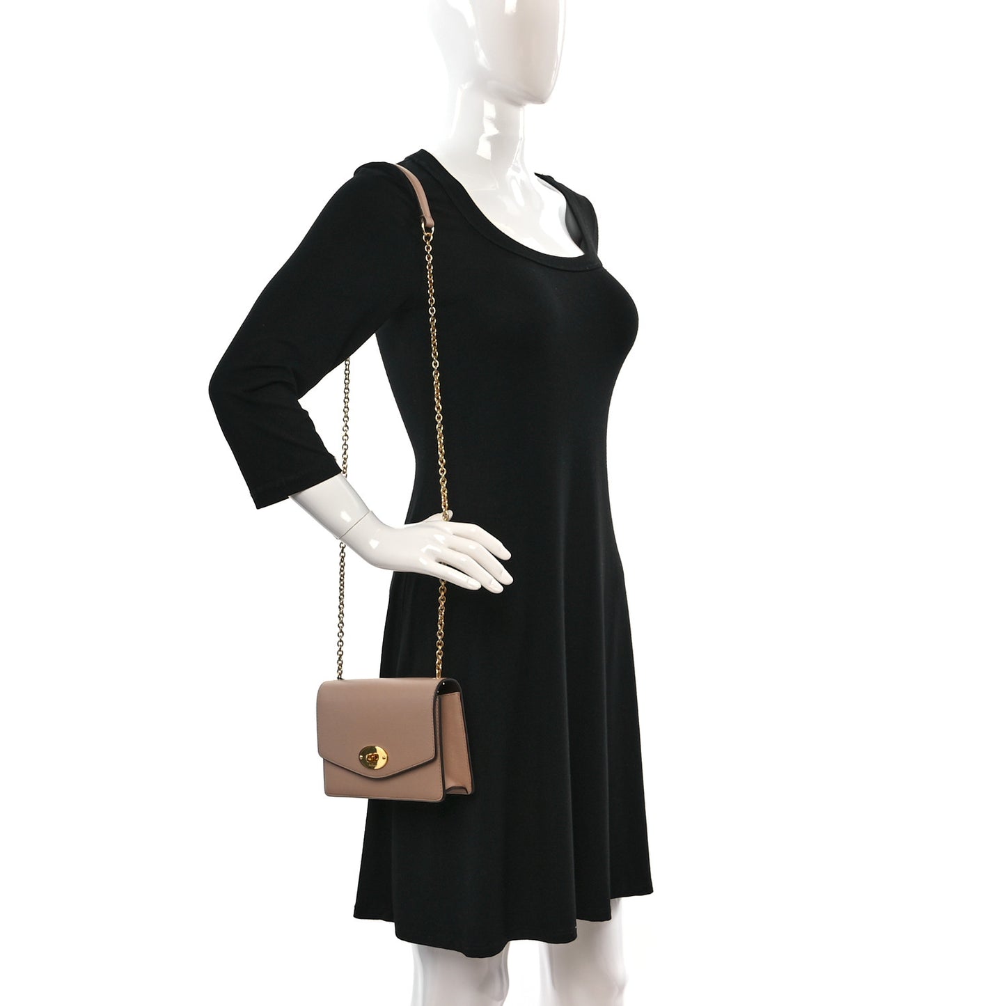Small Classic Grain Calfskin Small Darley Dune
