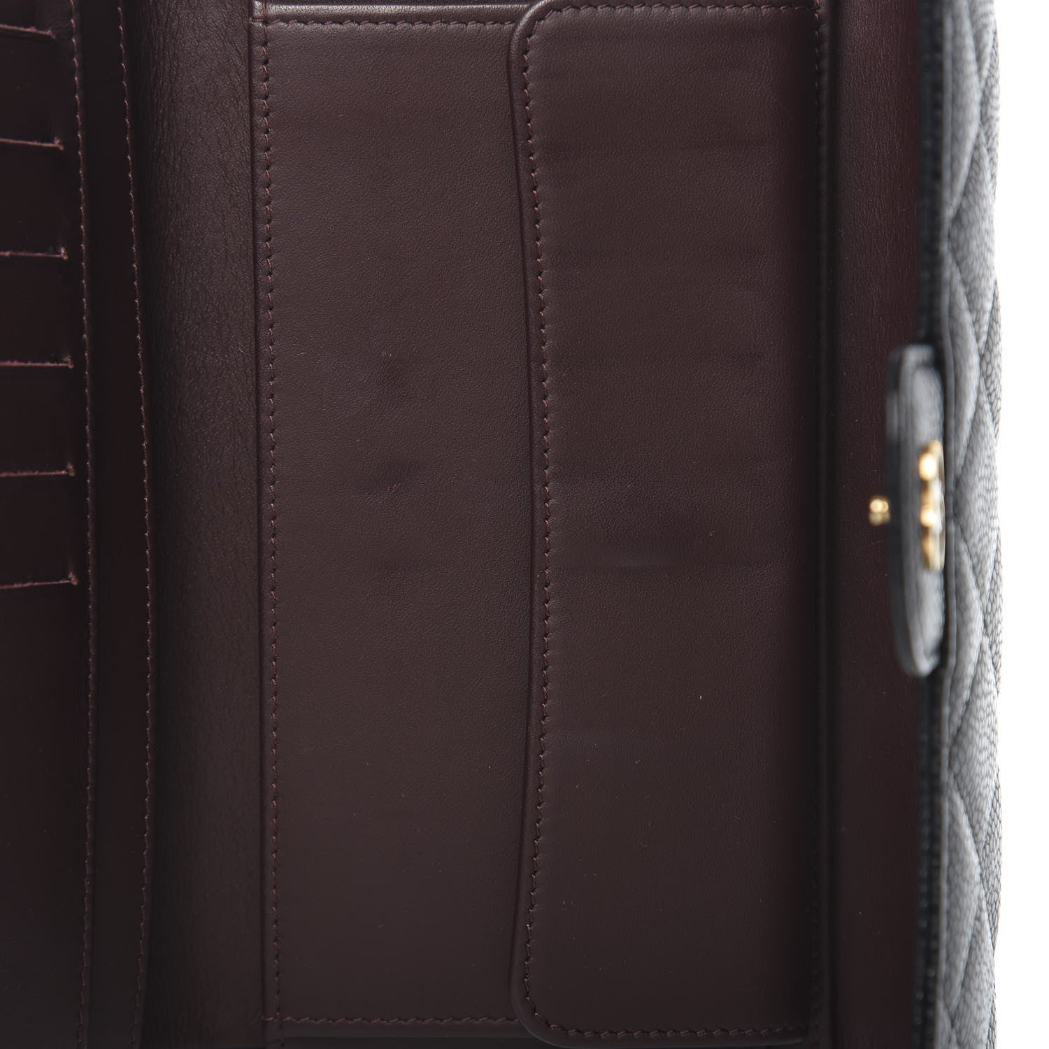Chanel Caviar Quilted Long Flap Wallet Black 9 of 10