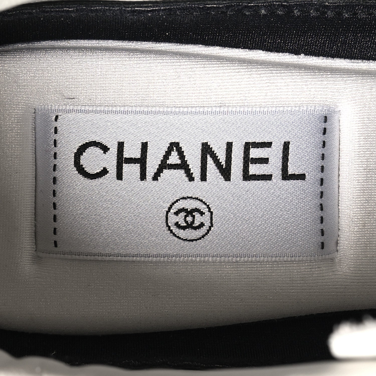 Chanel Calfskin CC Womens Sneakers 38 White 7 of 8