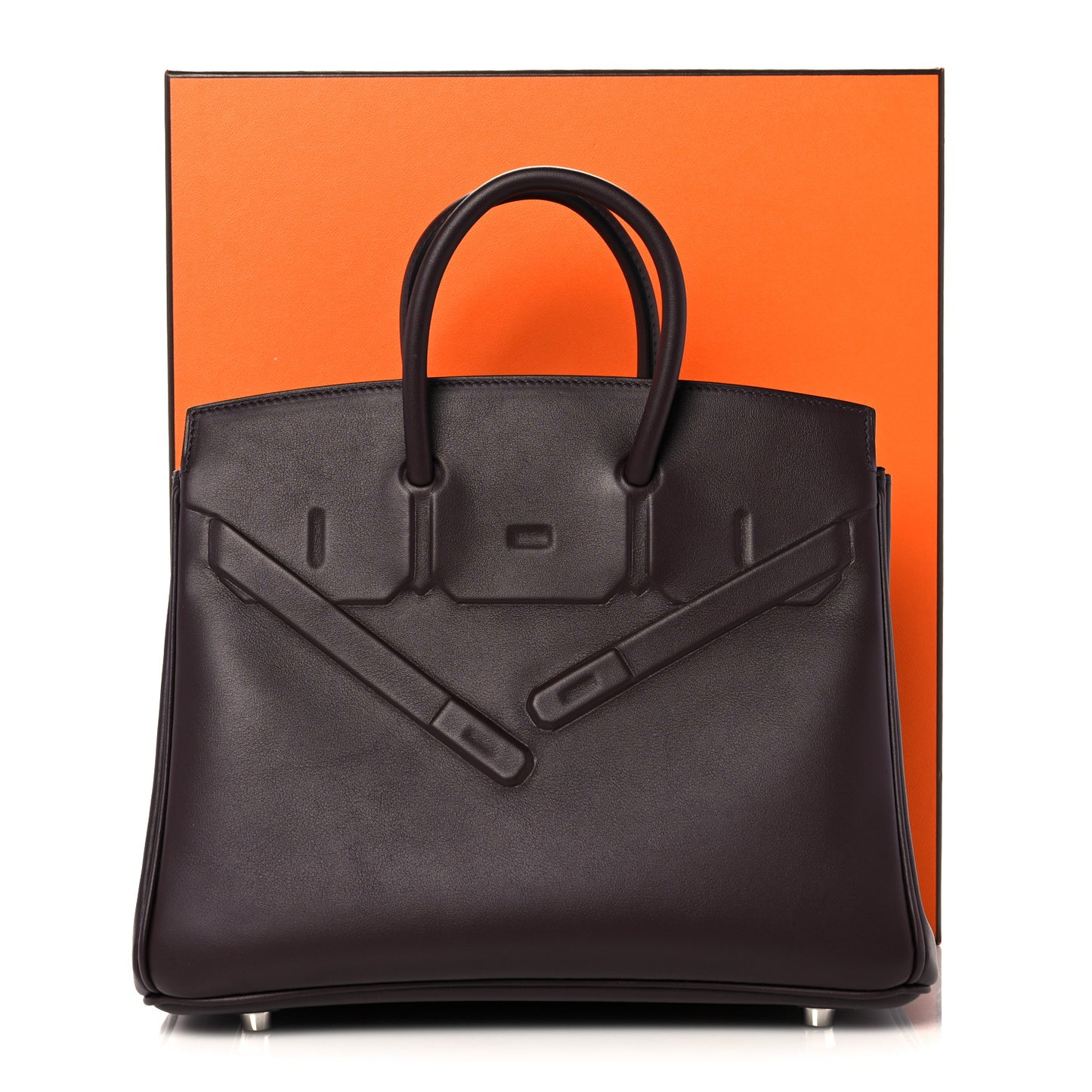 Swift Birkin Shadow 25 Rouge Sellier