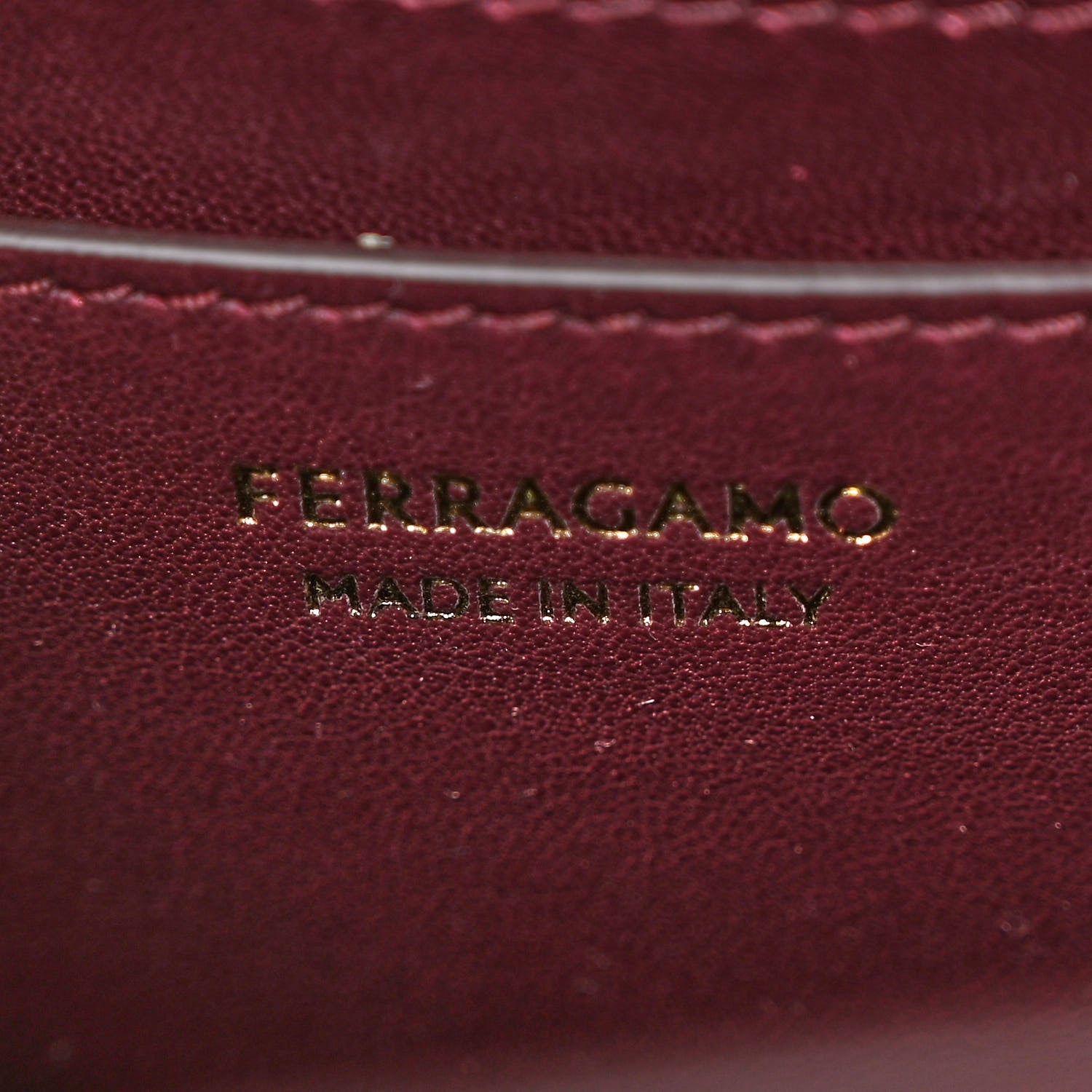 Salvatore Ferragamo Dapple Calfskin Fiamma Crossbody Bag Dark Barolo 6 of 10