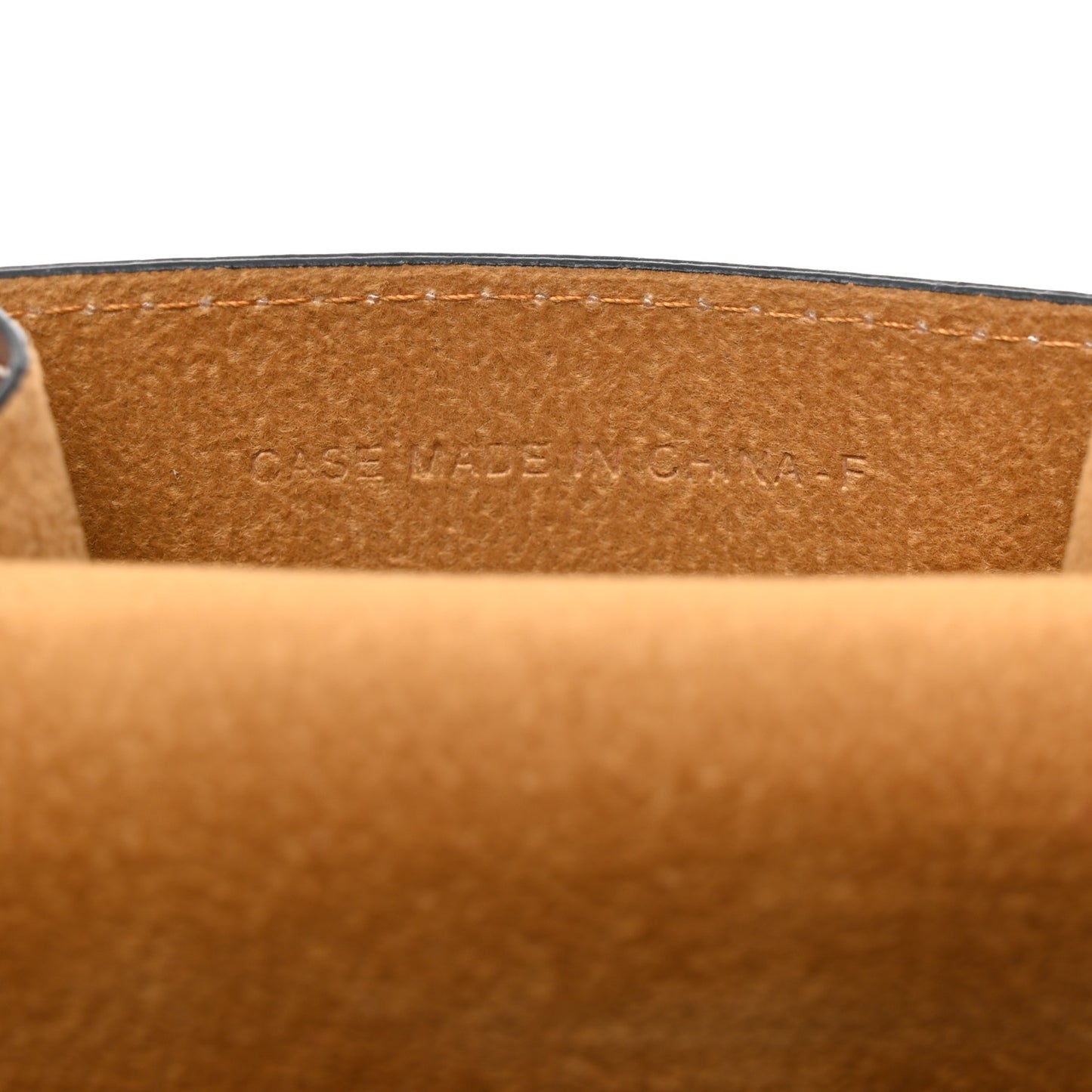 Smooth Calfskin Sunglasses Pouch Tan