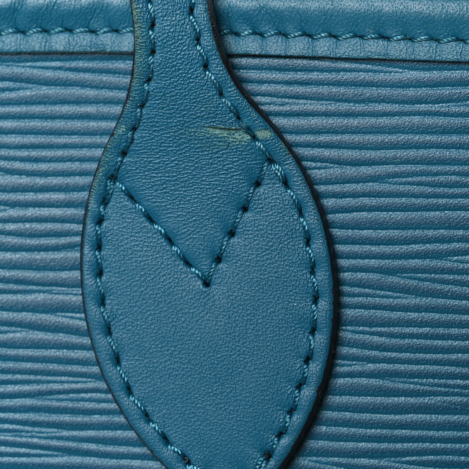 Louis Vuitton Epi Neverfull MM Cyan 12 of 15