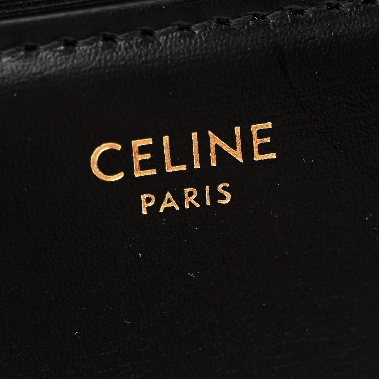 Shiny Calfskin Teen Triomphe Black