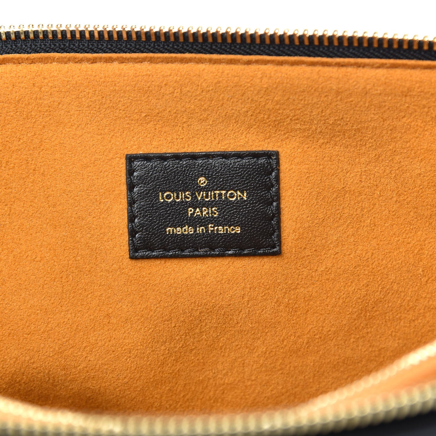 Lambskin Embossed Monogram Coussin MM Black