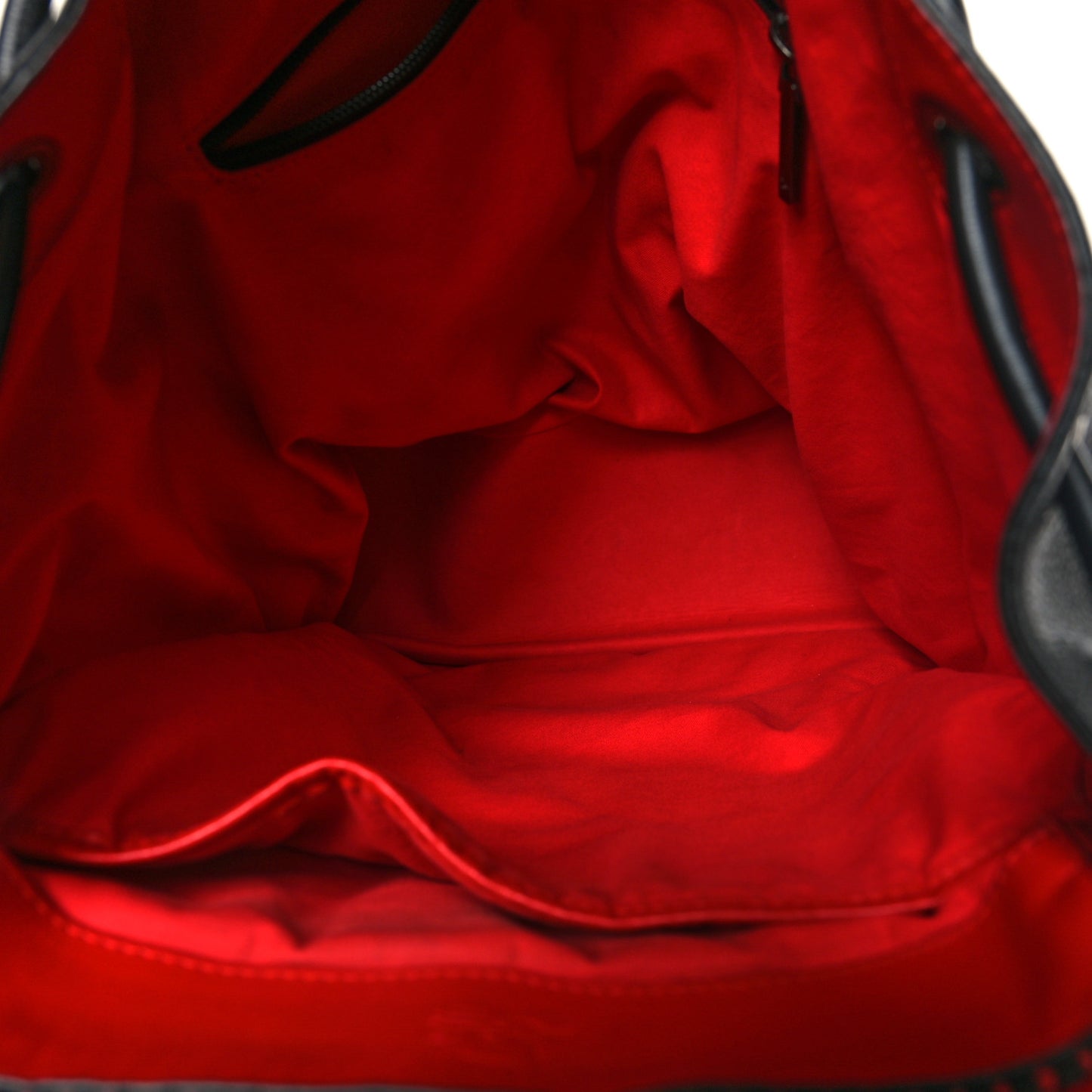 Calfskin Spiked Explorafunk Backpack Black