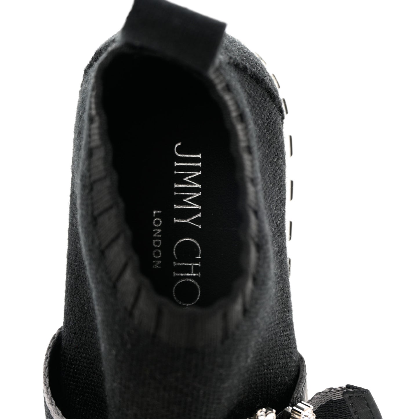 Knit Crystal Cheri Oakland Sneaker 36 Black