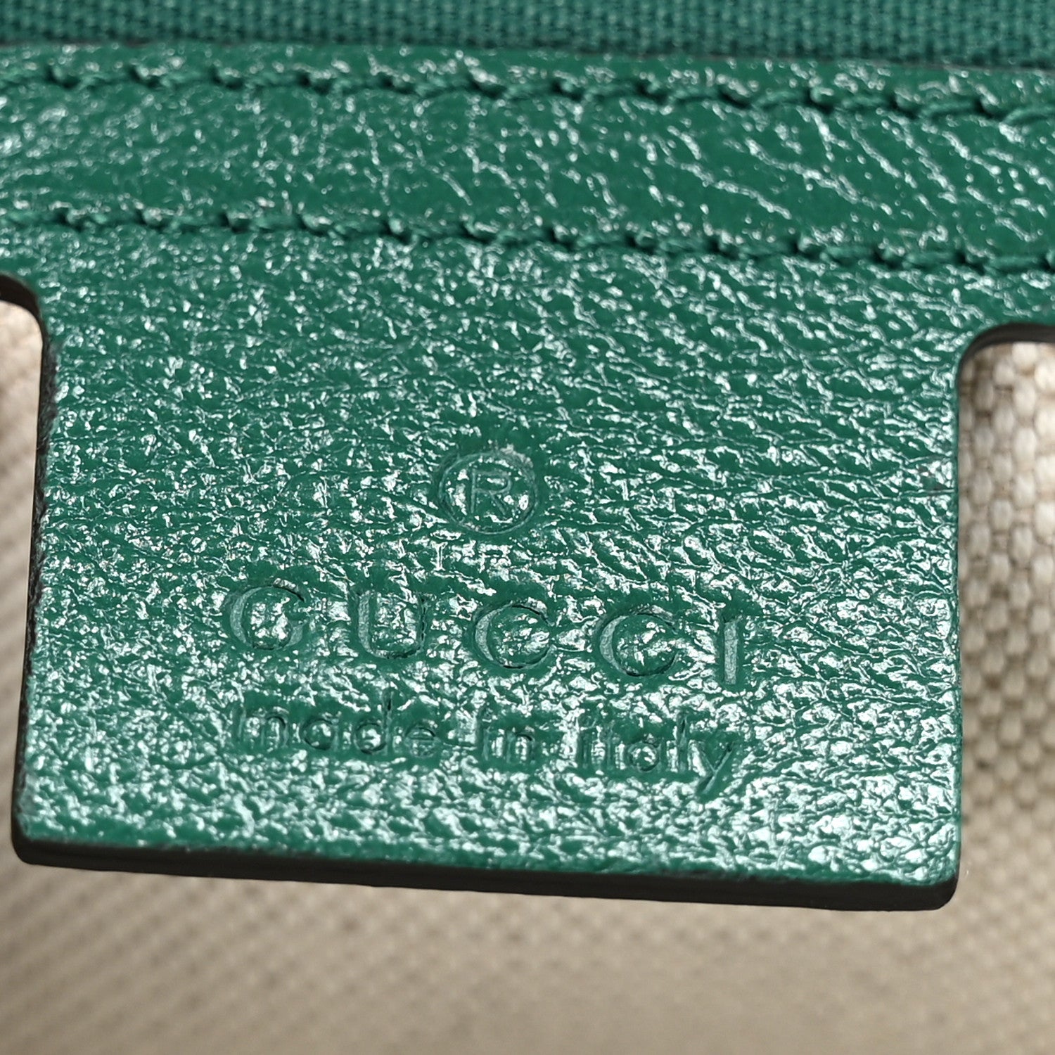 Gucci Azalea Calfskin Enamel Matelasse Diagonal Small Torchon GG Marmont Shoulder Bag New Shamarock Emerald 6 of 10