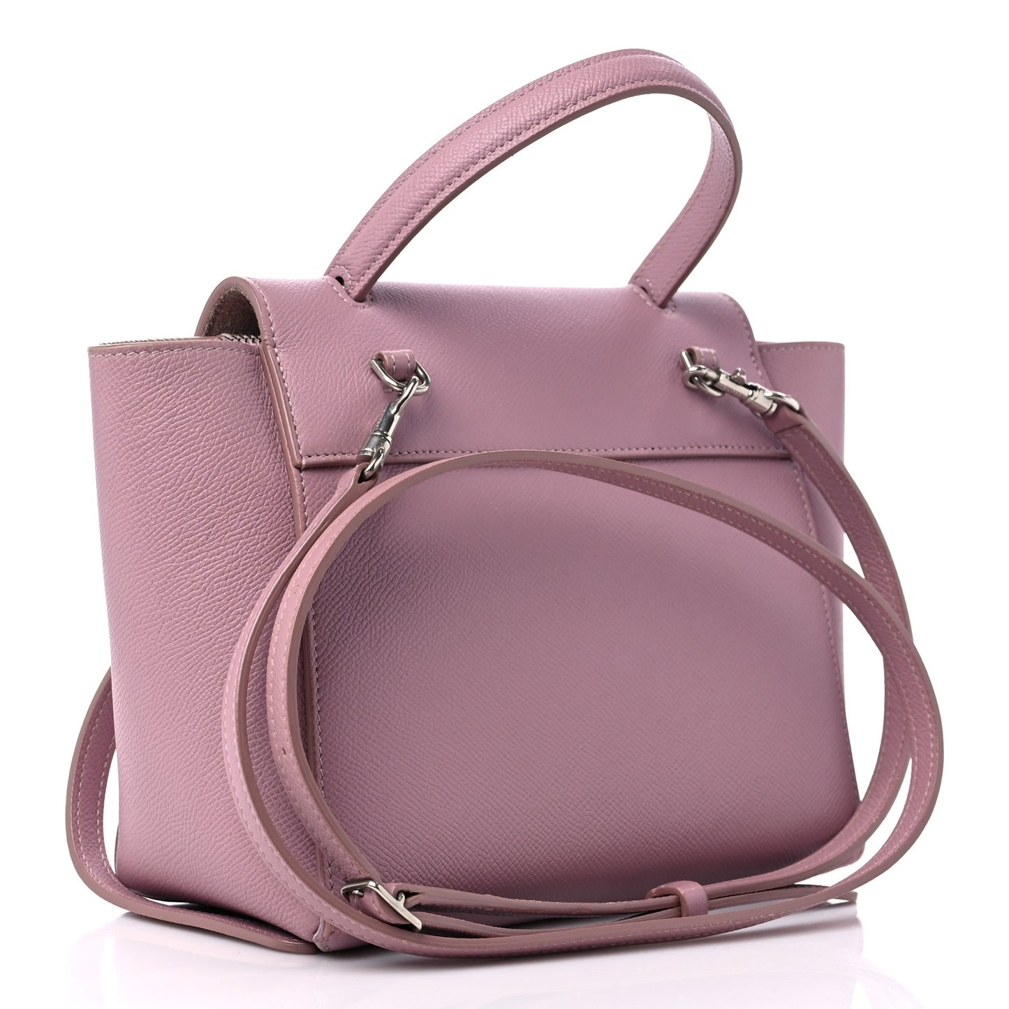 Grained Calfskin Nano Belt Bag Rose Quartz
