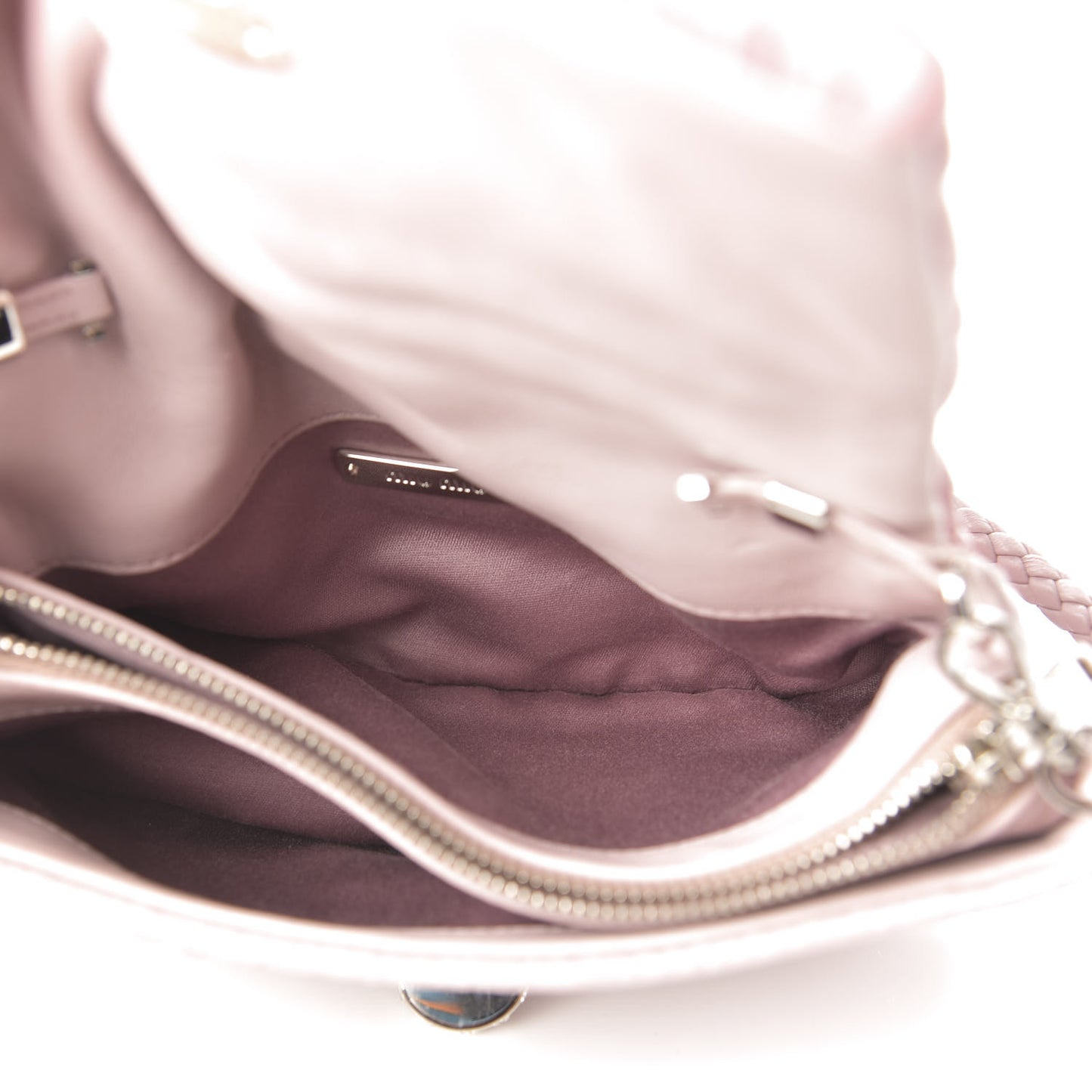 Nappa Matelasse Crystal Shoulder Bag Rosa