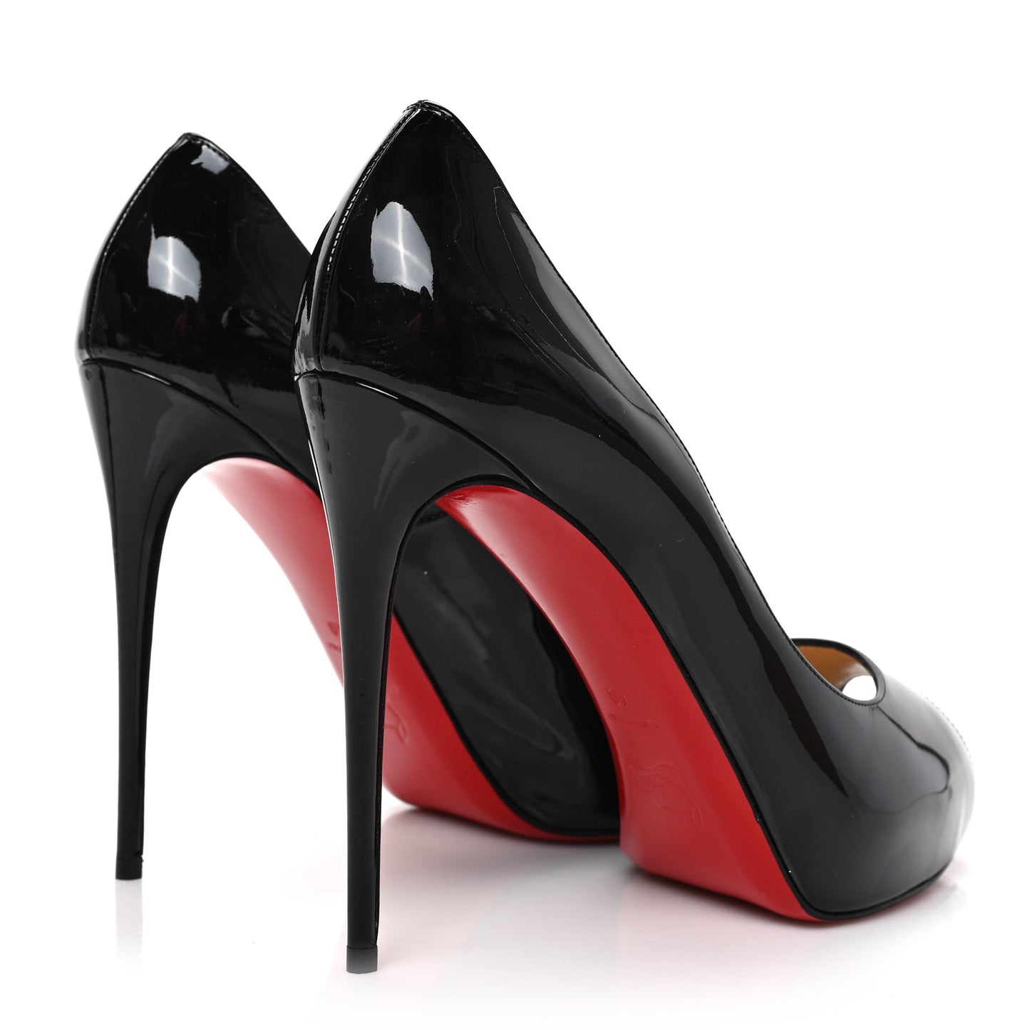 Patent New Very Prive 120 Pumps 40 Black Red