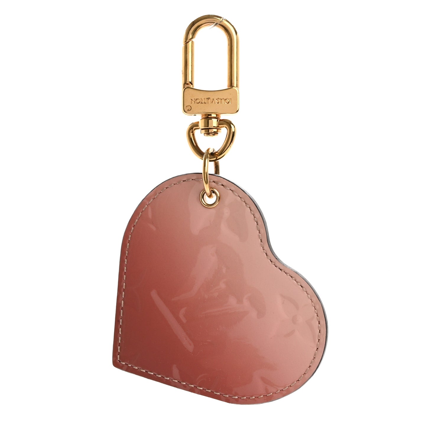 Vernis Degrade Heart Bag Charm Pink