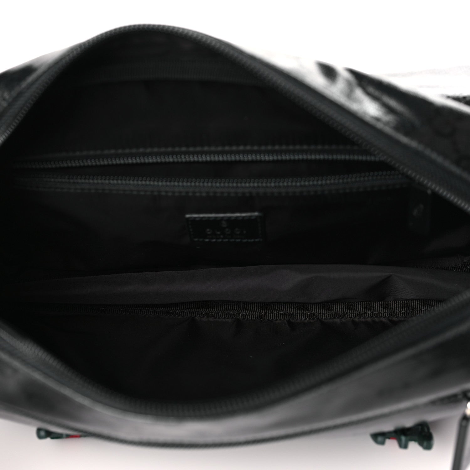 Gucci GG Crystal Messenger Bag Black 5 of 8