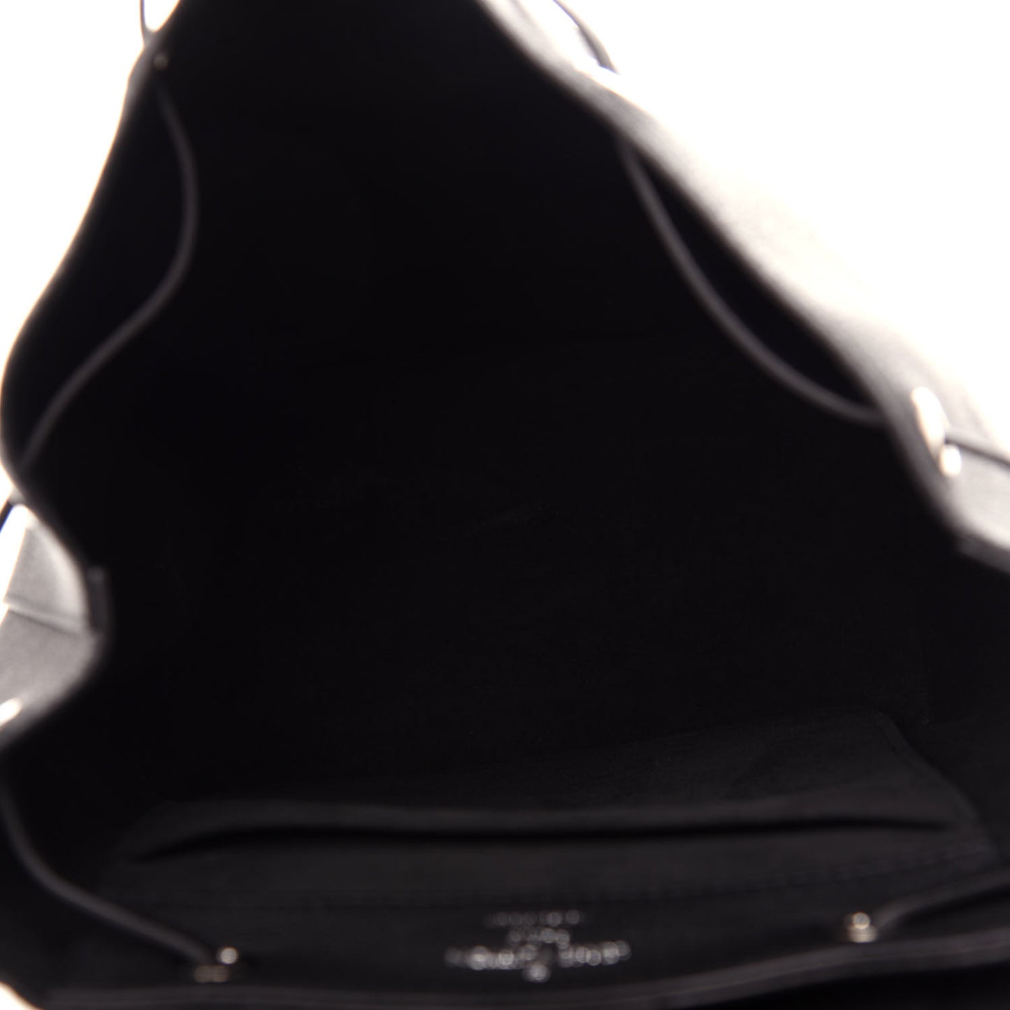Calfskin Lockme Backpack Black